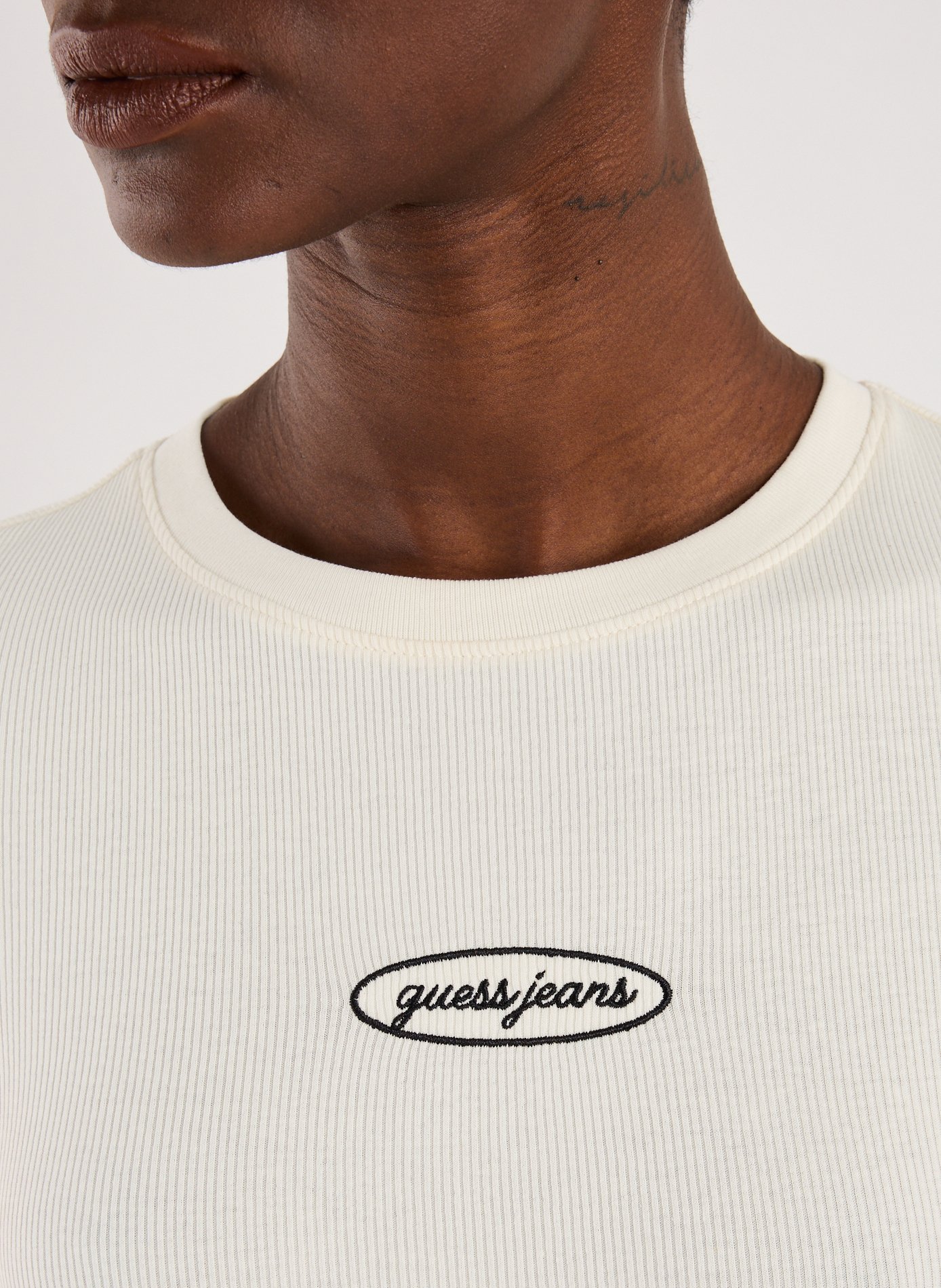 Classic Cotton T-Shirt GUESS Beige