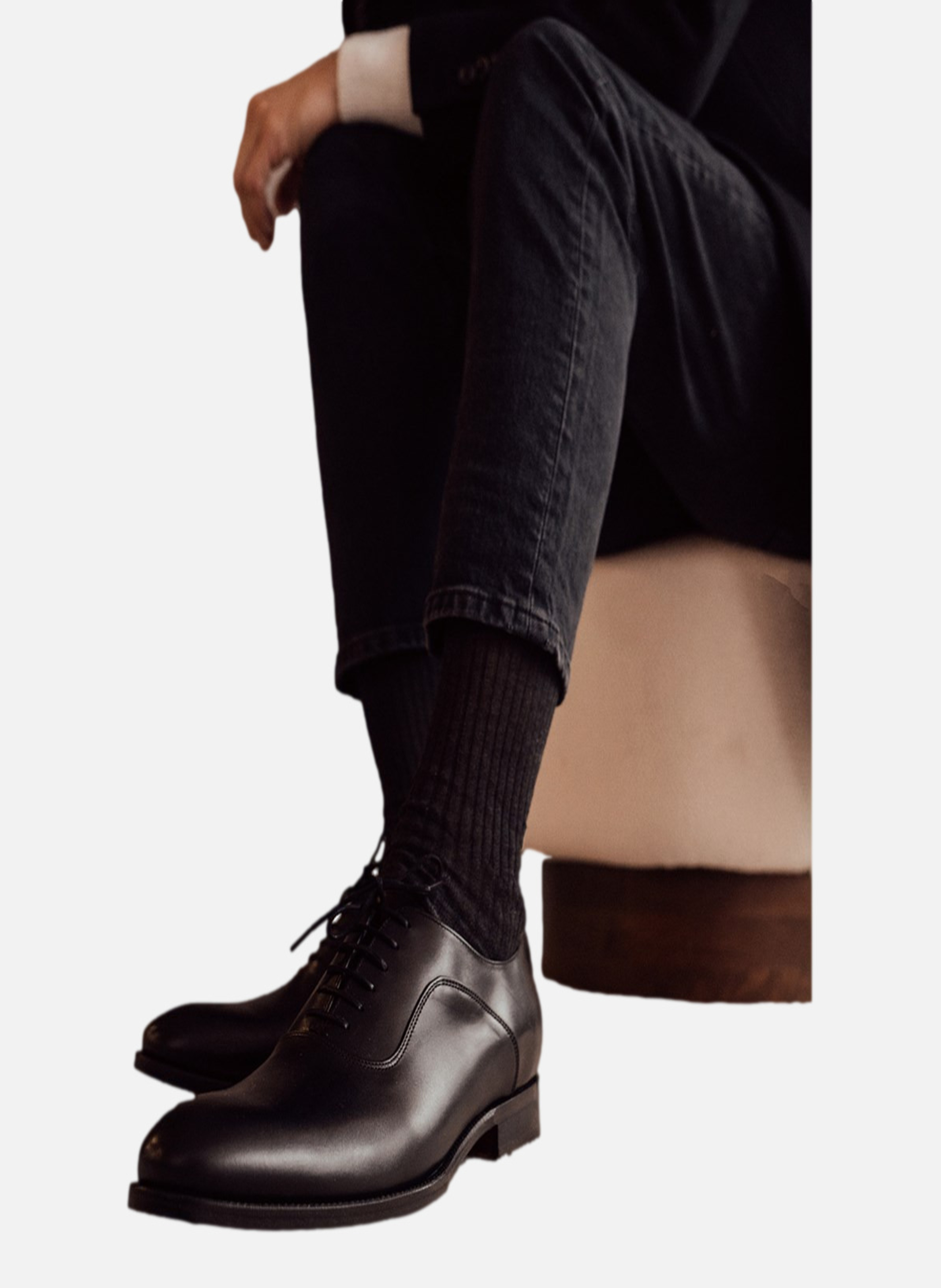 Richelieu cuir andreas Noir