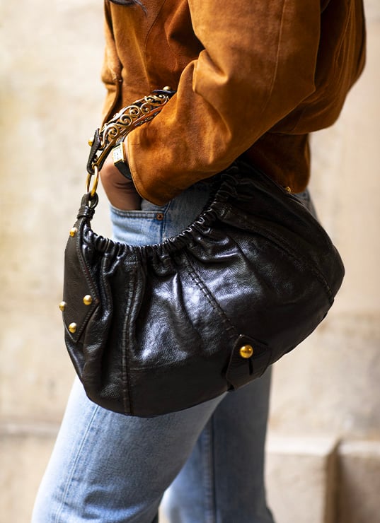 sac vintage noir