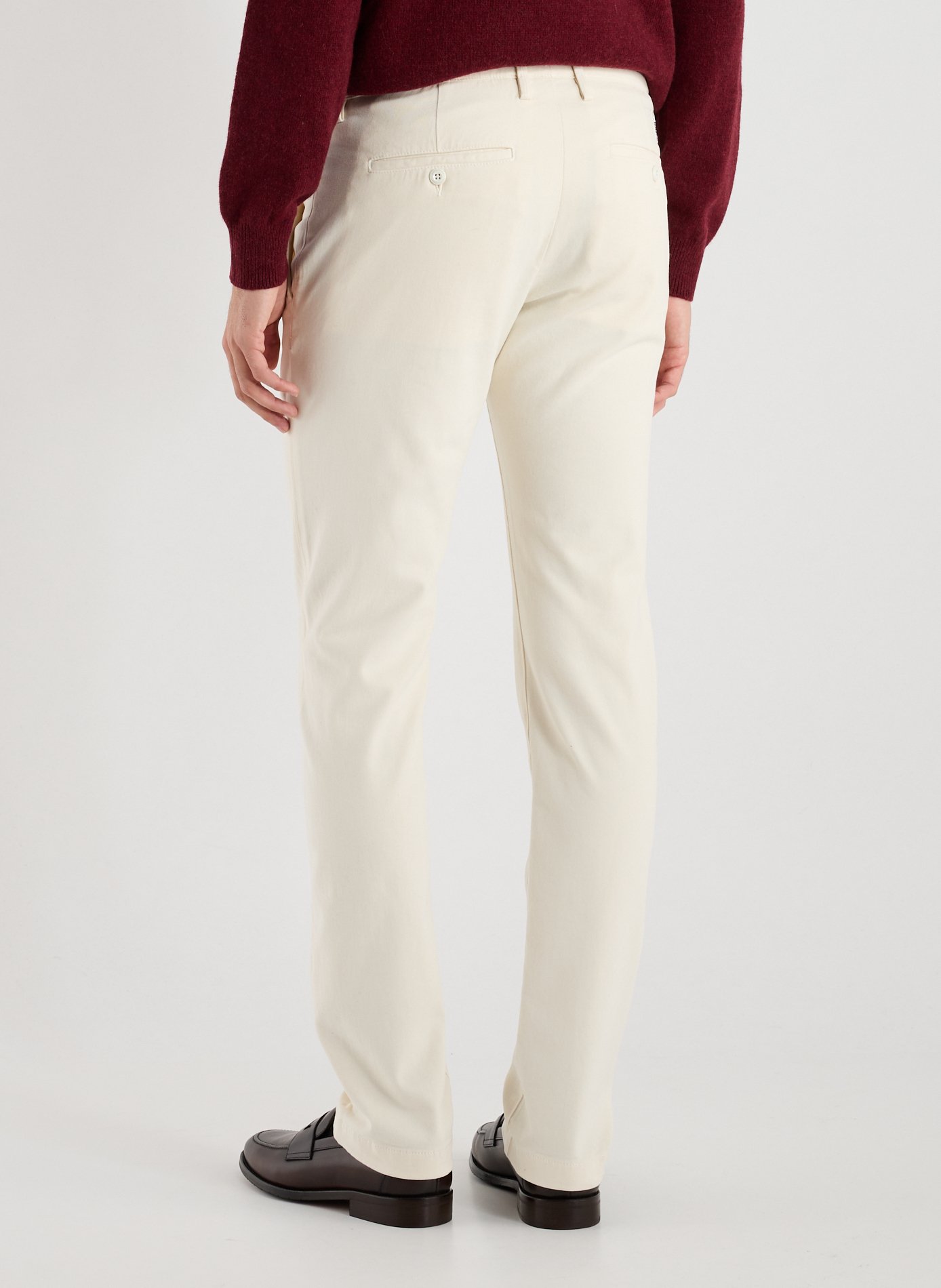 Slim fit cotton-blend trousers JACOB COHEN White