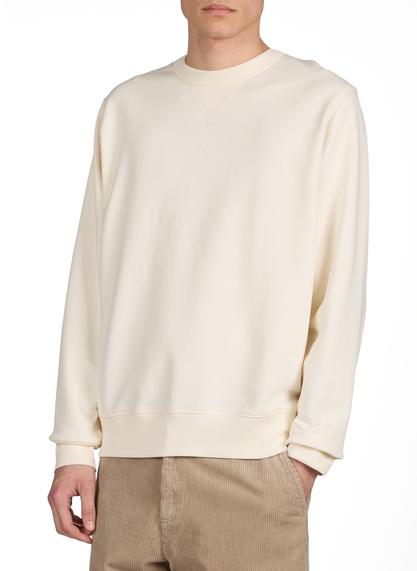 Cotton sweatshirt AU PRINTEMPS PARIS Beige