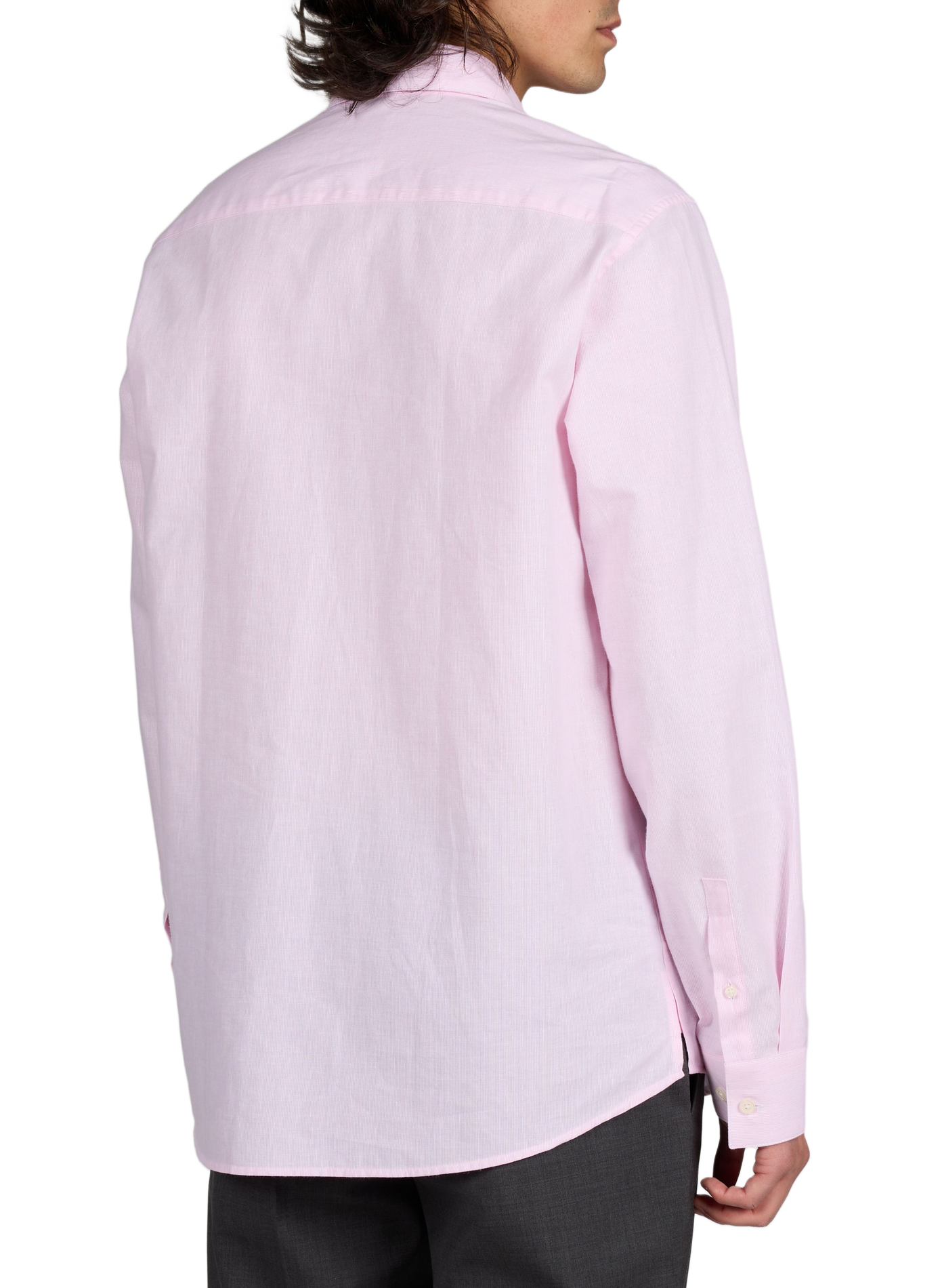 Striped shirt from Hasual-D in blended cotton and linen AU PRINTEMPS PARIS Pink