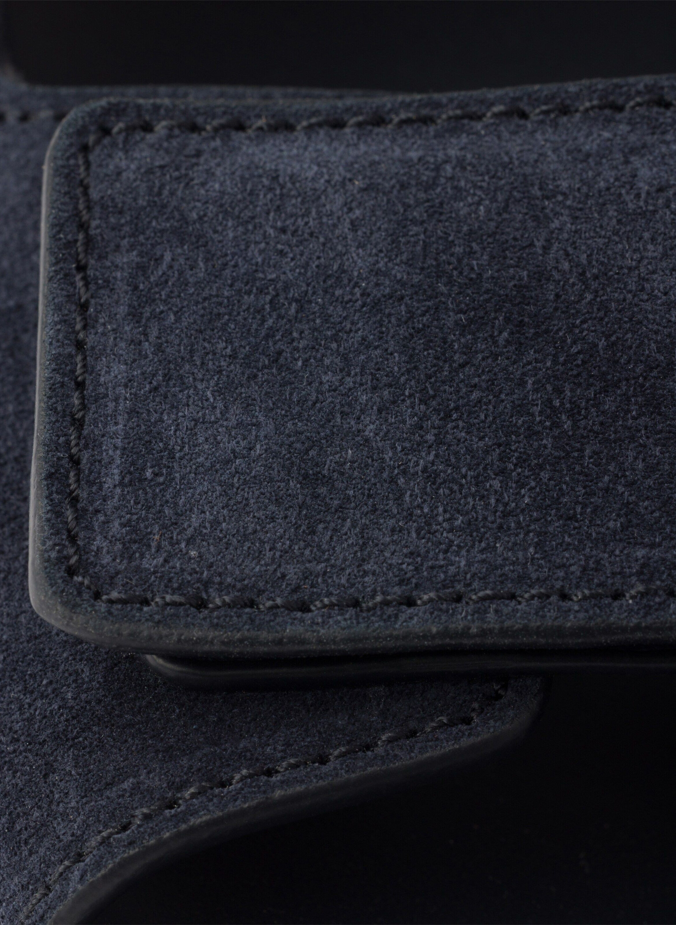 Sandales avec bande en veau velours PRADA Bleu