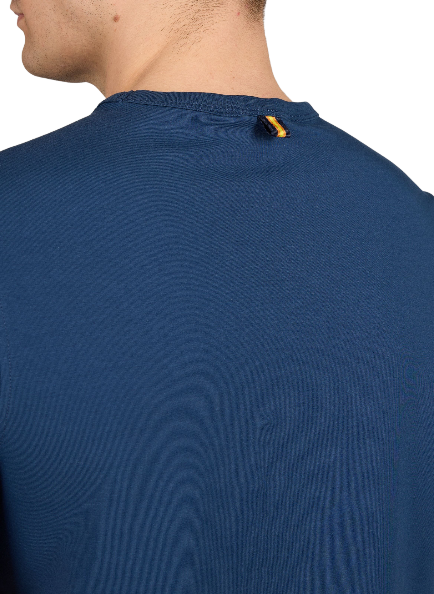 T-shirt en jersey de coton mélangé K-WAY Bleu