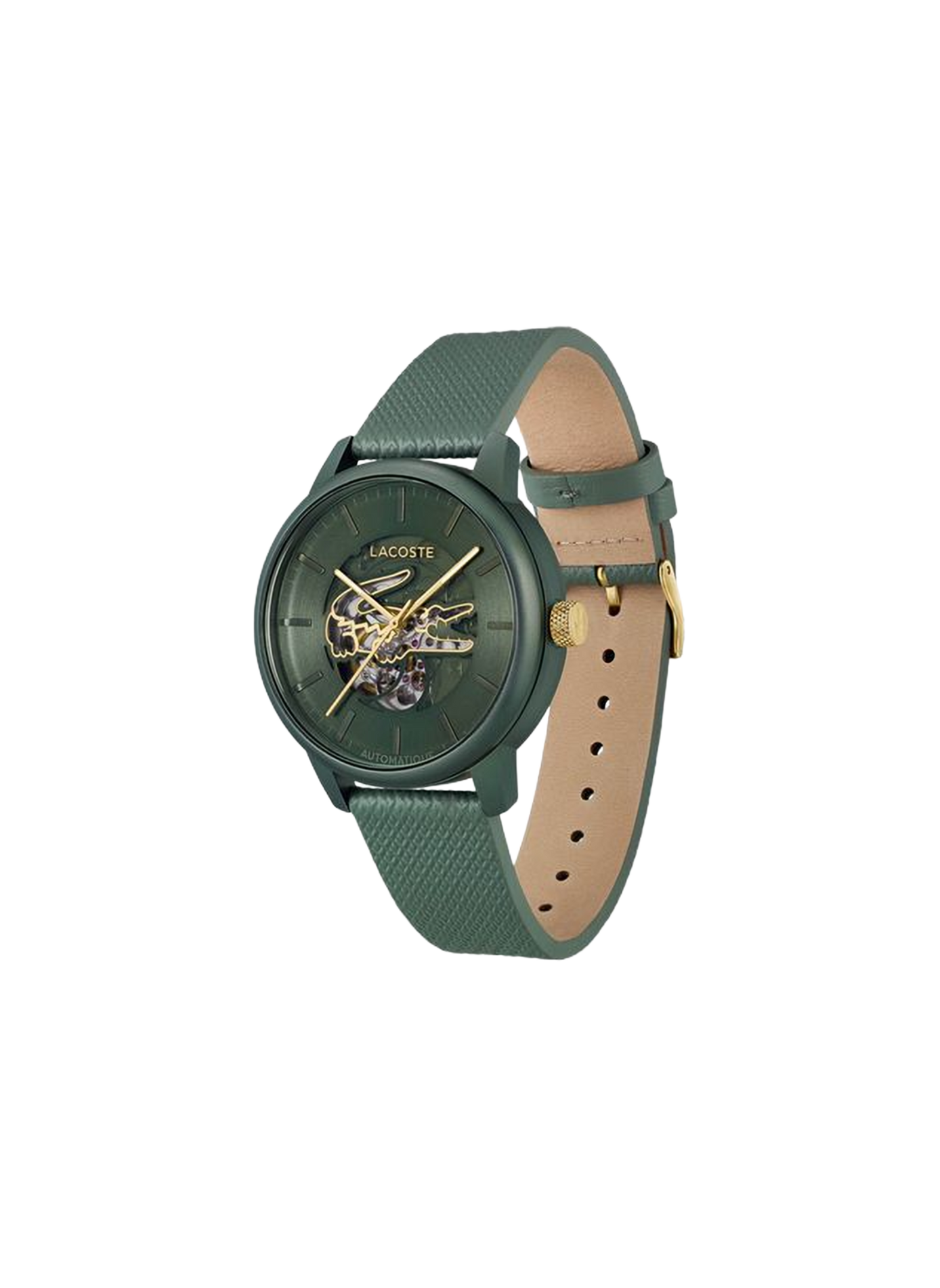 Montre automatique Lacoste.12.12 en cuir LACOSTE MONTRES Vert