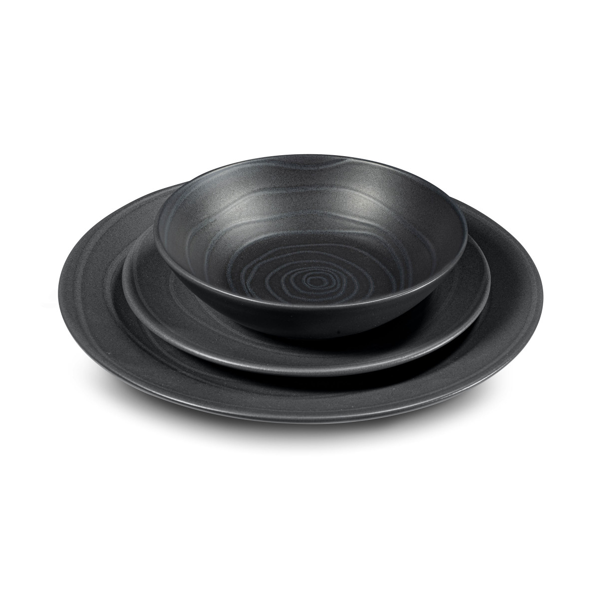 Vibe - assiette plate (lot de 6) MEDARD DE NOBLAT Gris