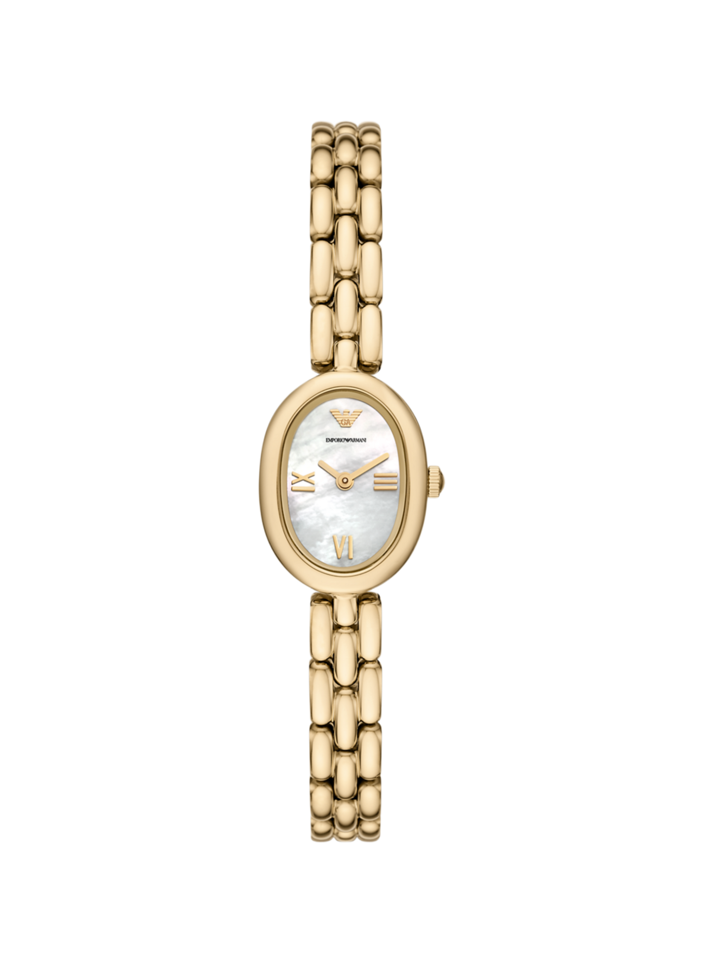 Montre quartz Sinfonia en acier inoxydable ARMANI MONTRES Blanc