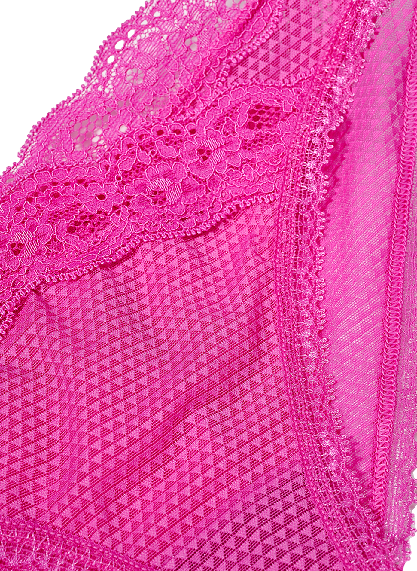 Tanga en dentelle PASSIONATA Rose
