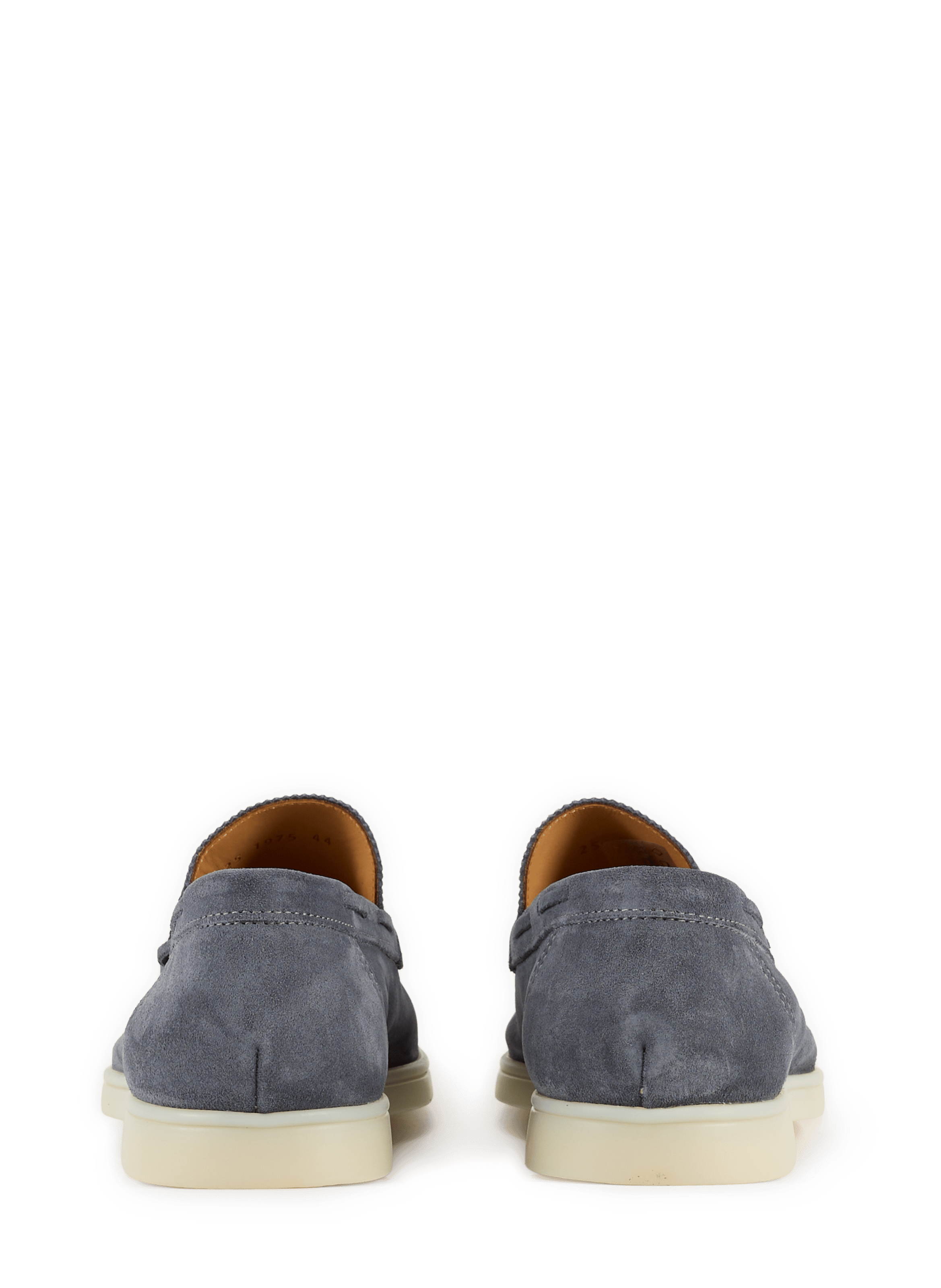 Mocassins en cuir suédé Bleu