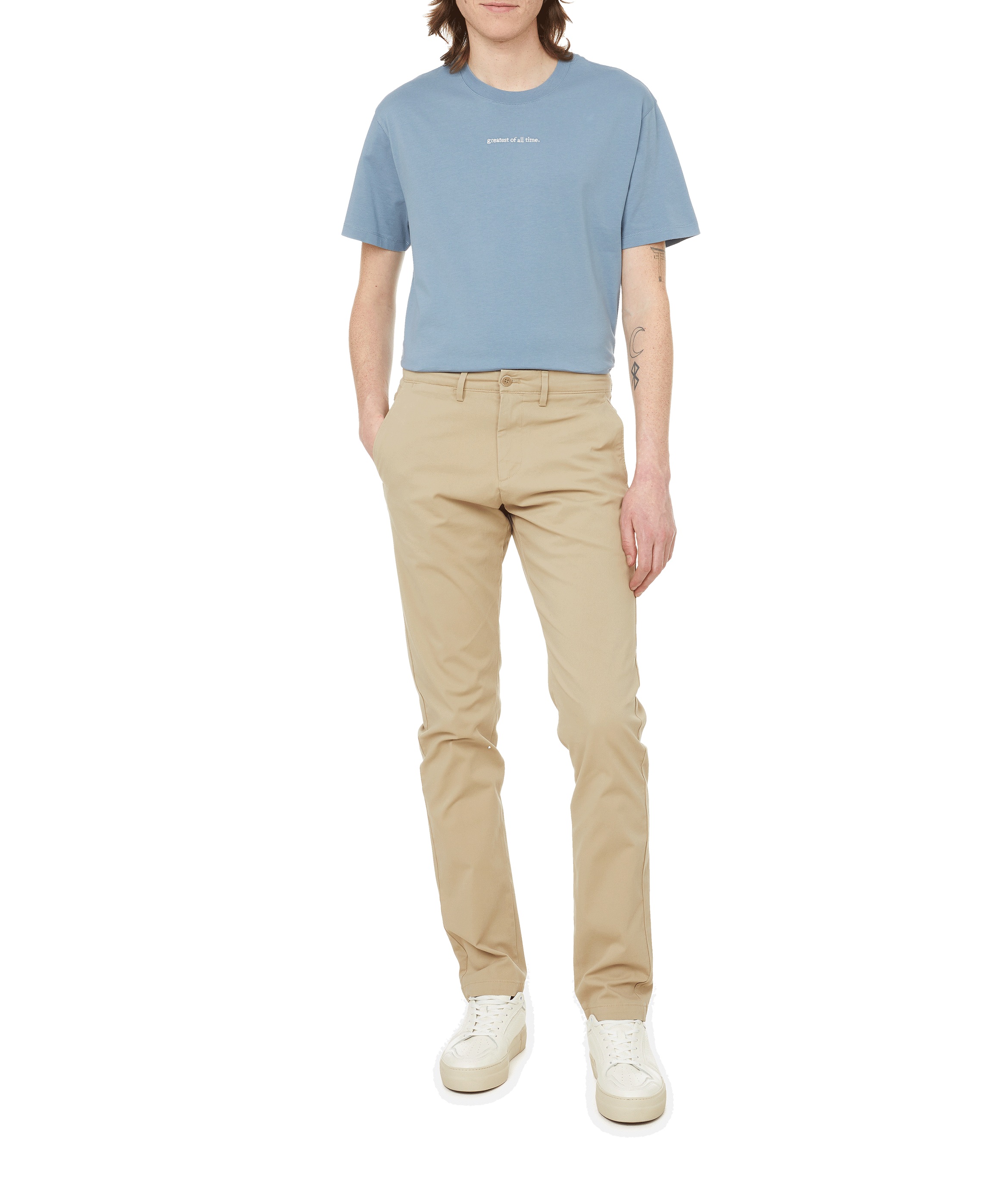 Slim-fit cotton chinos DOCKERS Beige