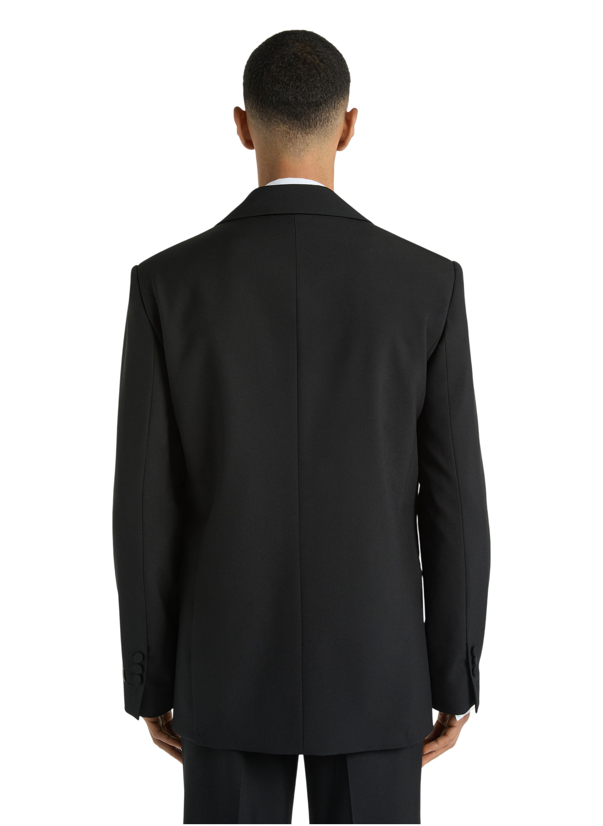 Veste brodée balmain insect en laine et cristaux BALMAIN Noir