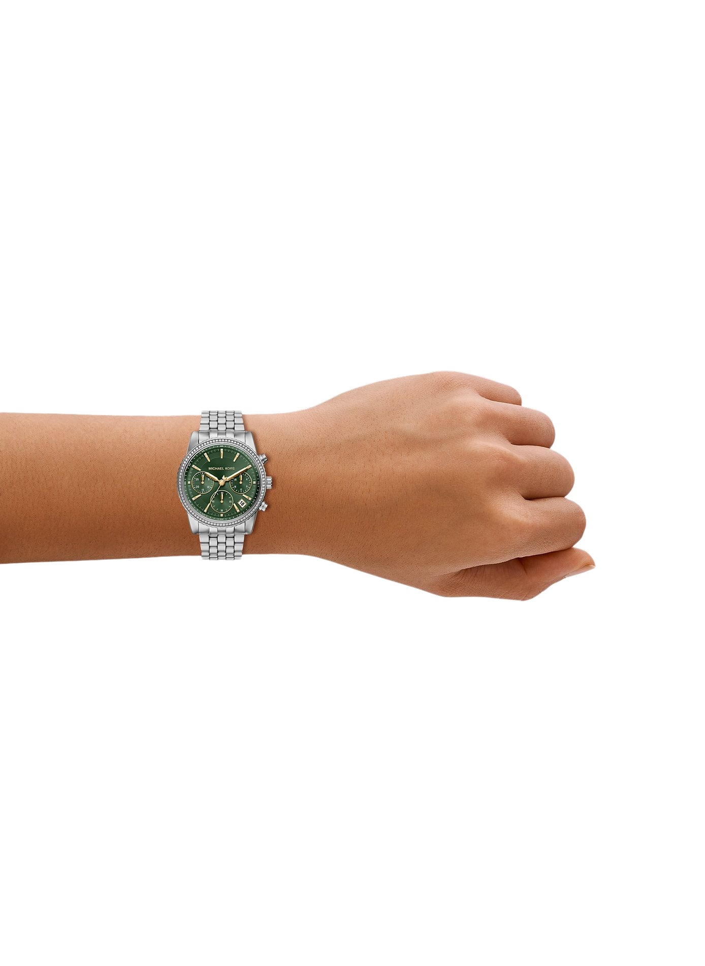 Montre quartz Bryant mini en acier inoxydable MICHAEL KORS MONTRES Vert