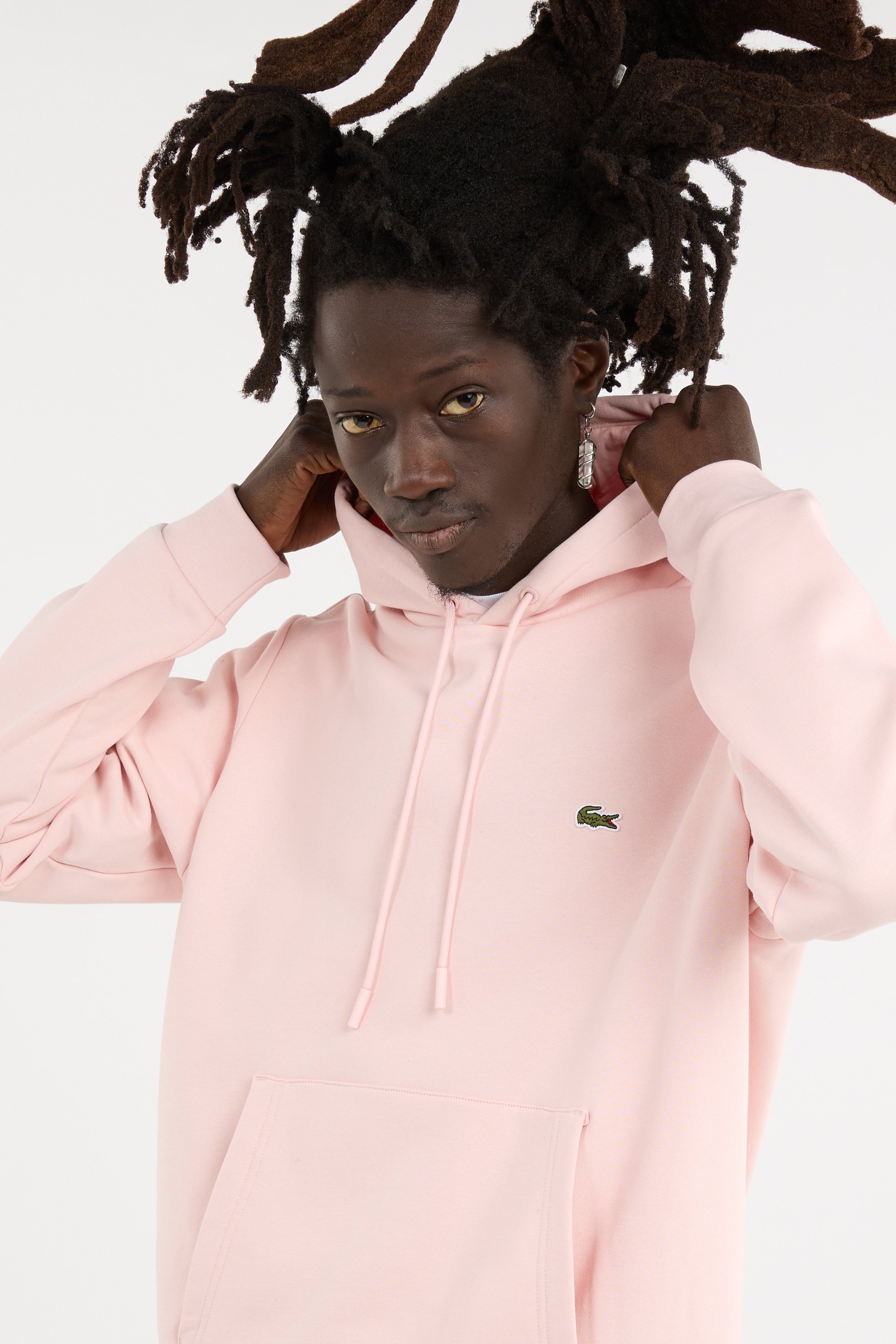 Hoodie LACOSTE Rose
