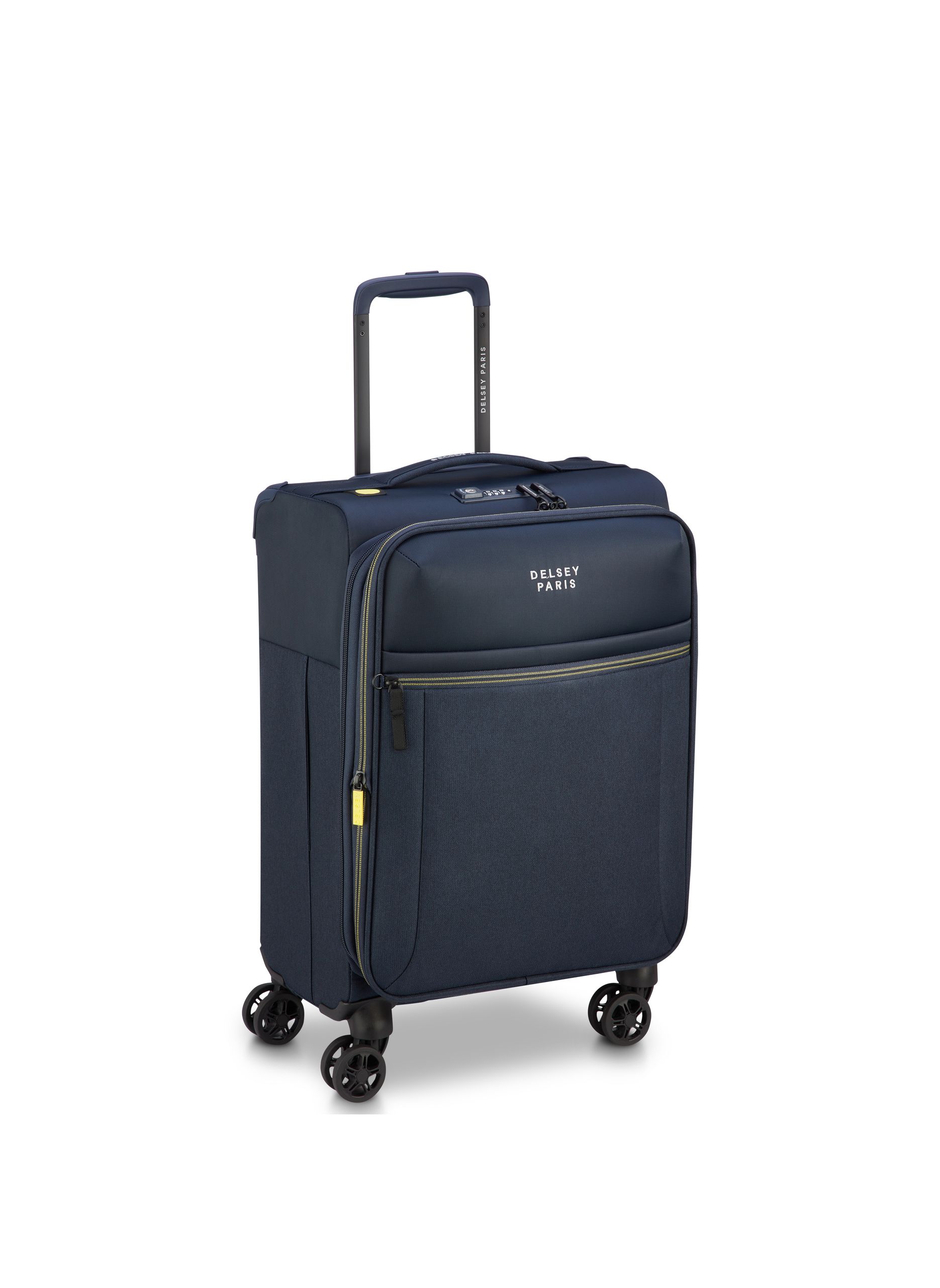 Valise cabine souple taille s - brochant 3 DELSEY PARIS Bleu