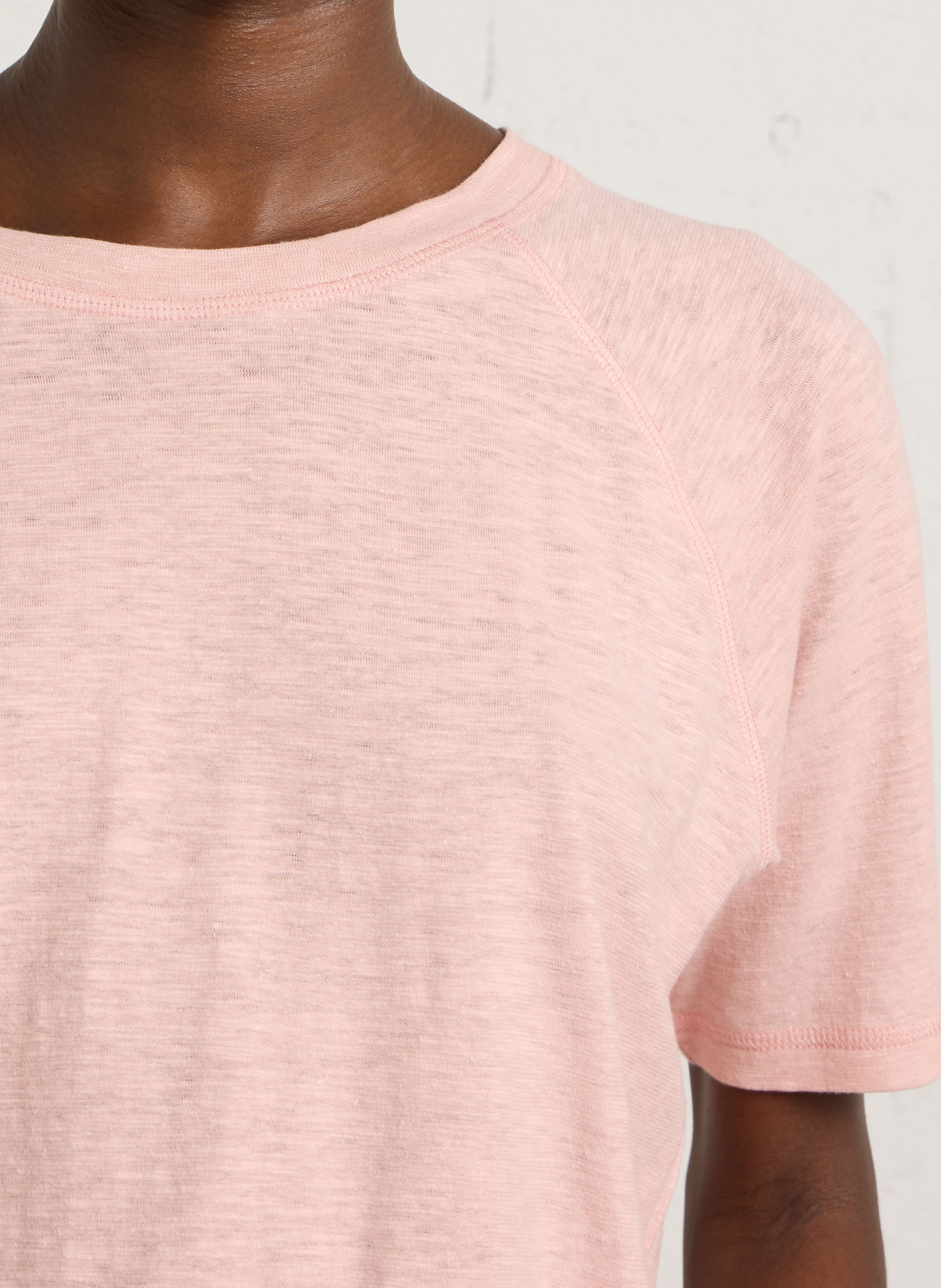 Tee-shirt col rond intense MAISON 123 Rose