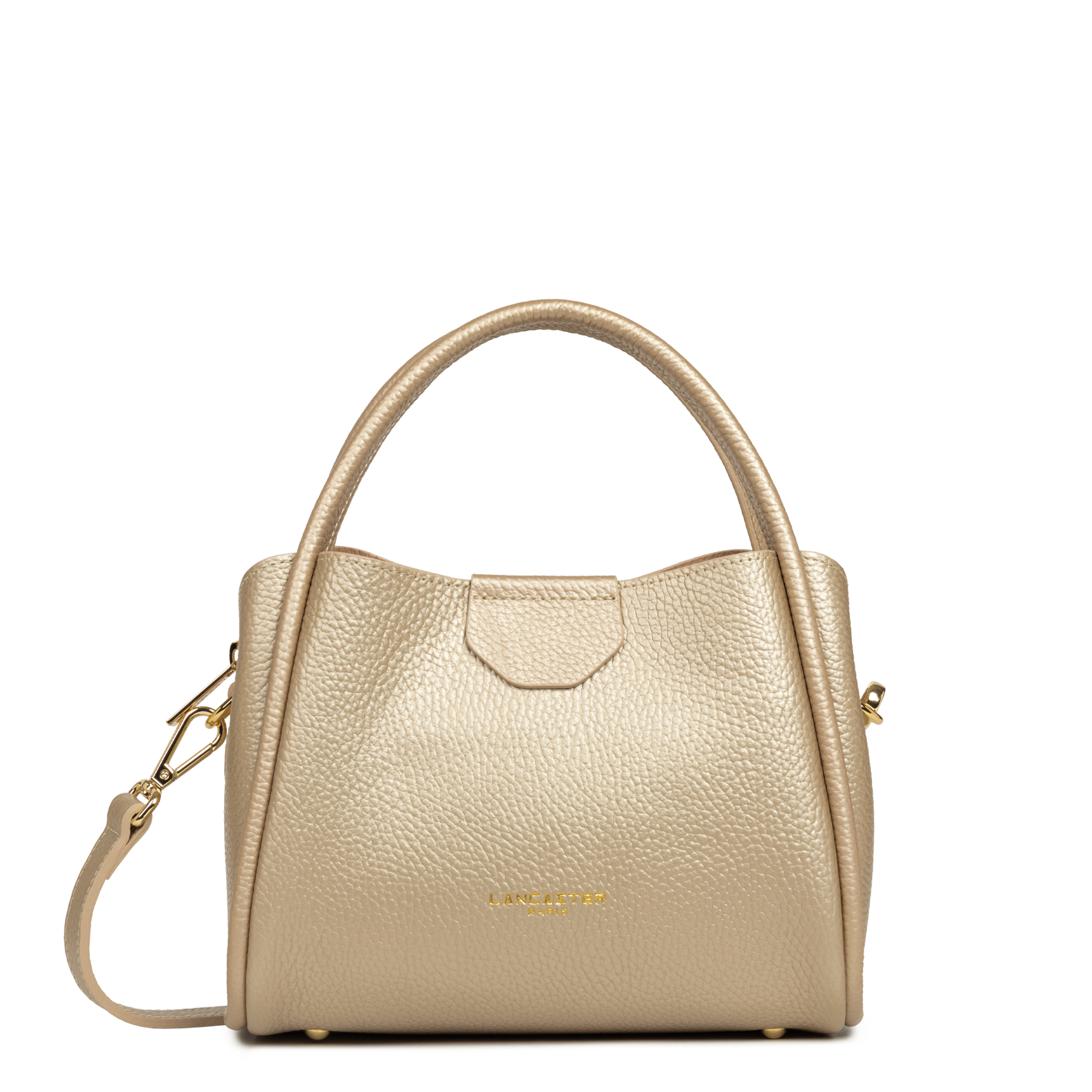 Petit sac à main - ida double LANCASTER Doré