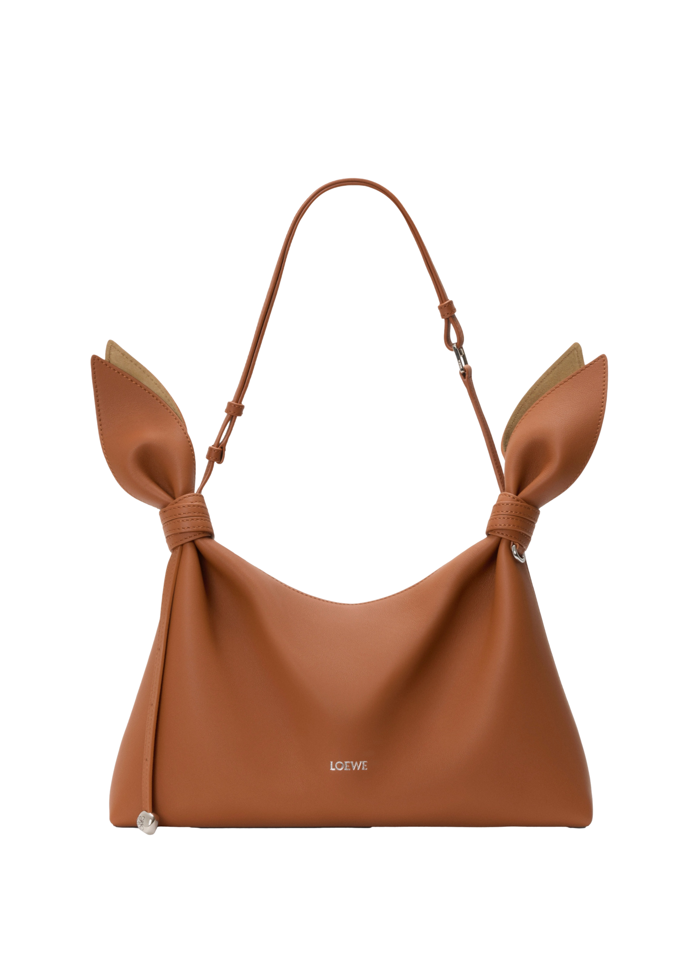 Medium Smooth Calf Leather Scarf Bag LOEWE Beige