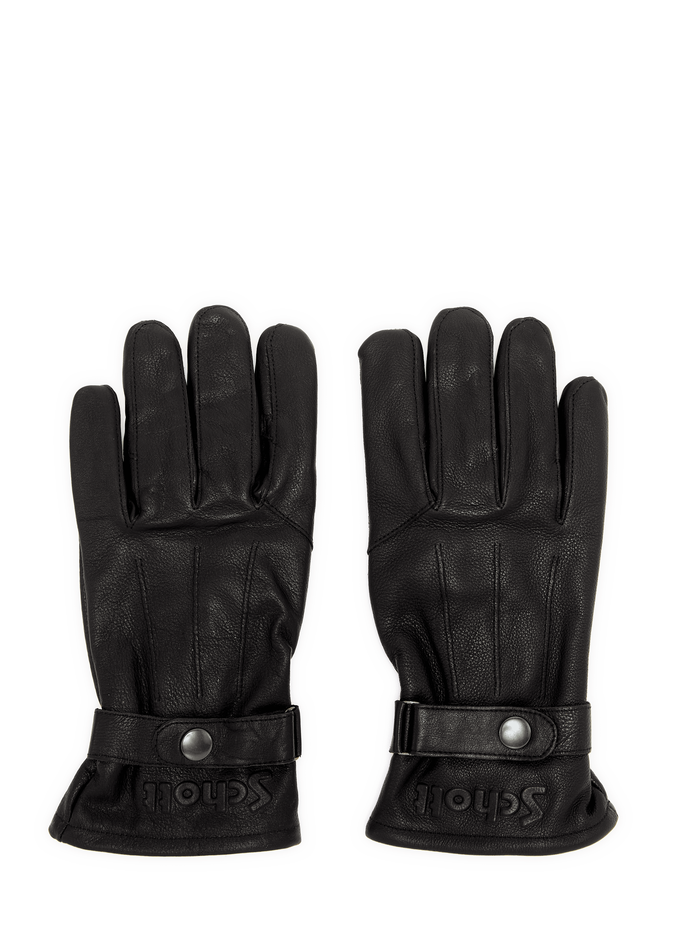 Leather gloves SCHOTT Black