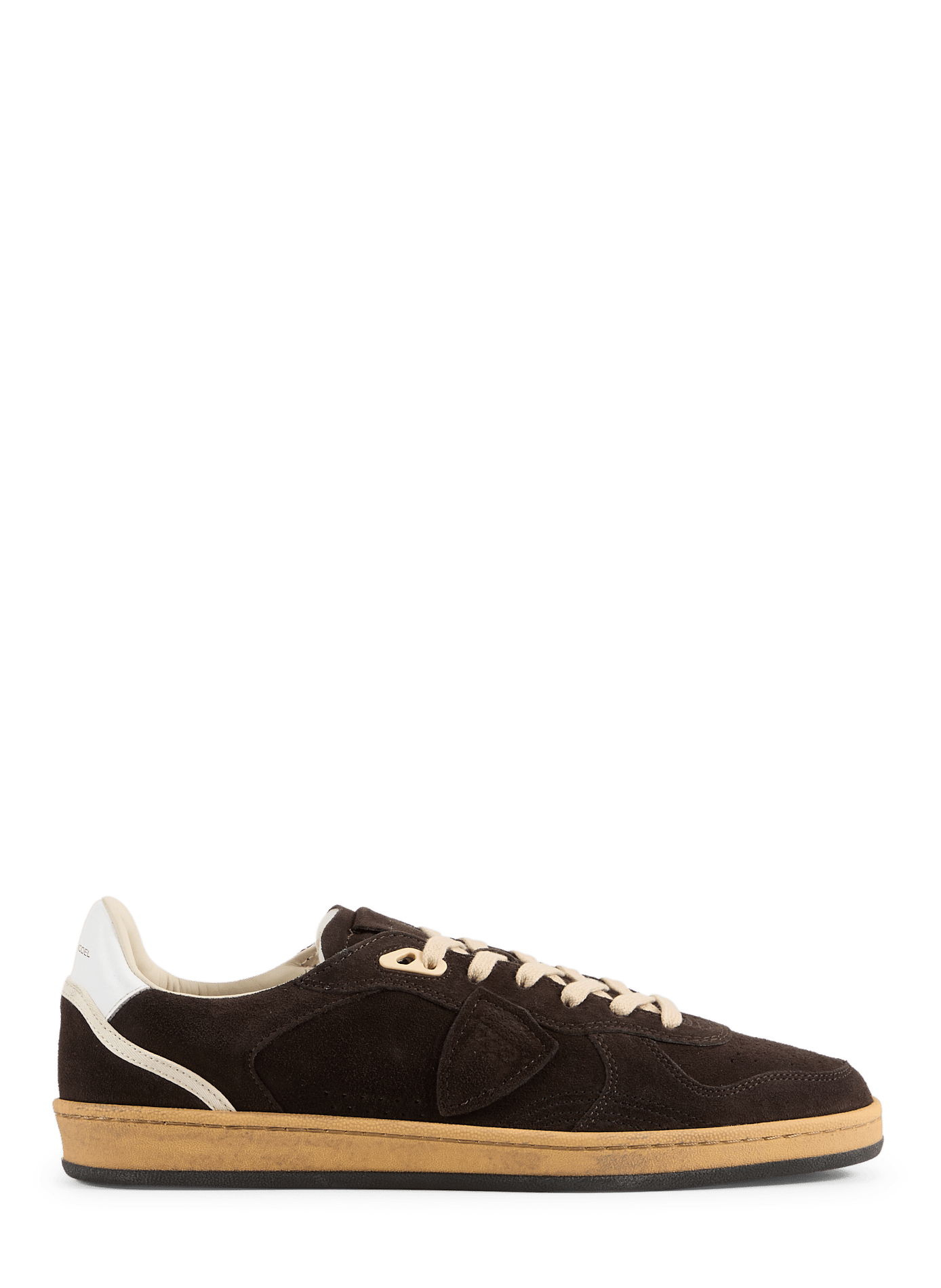 Baskets basses en cuir  PHILIPPE MODEL Marron