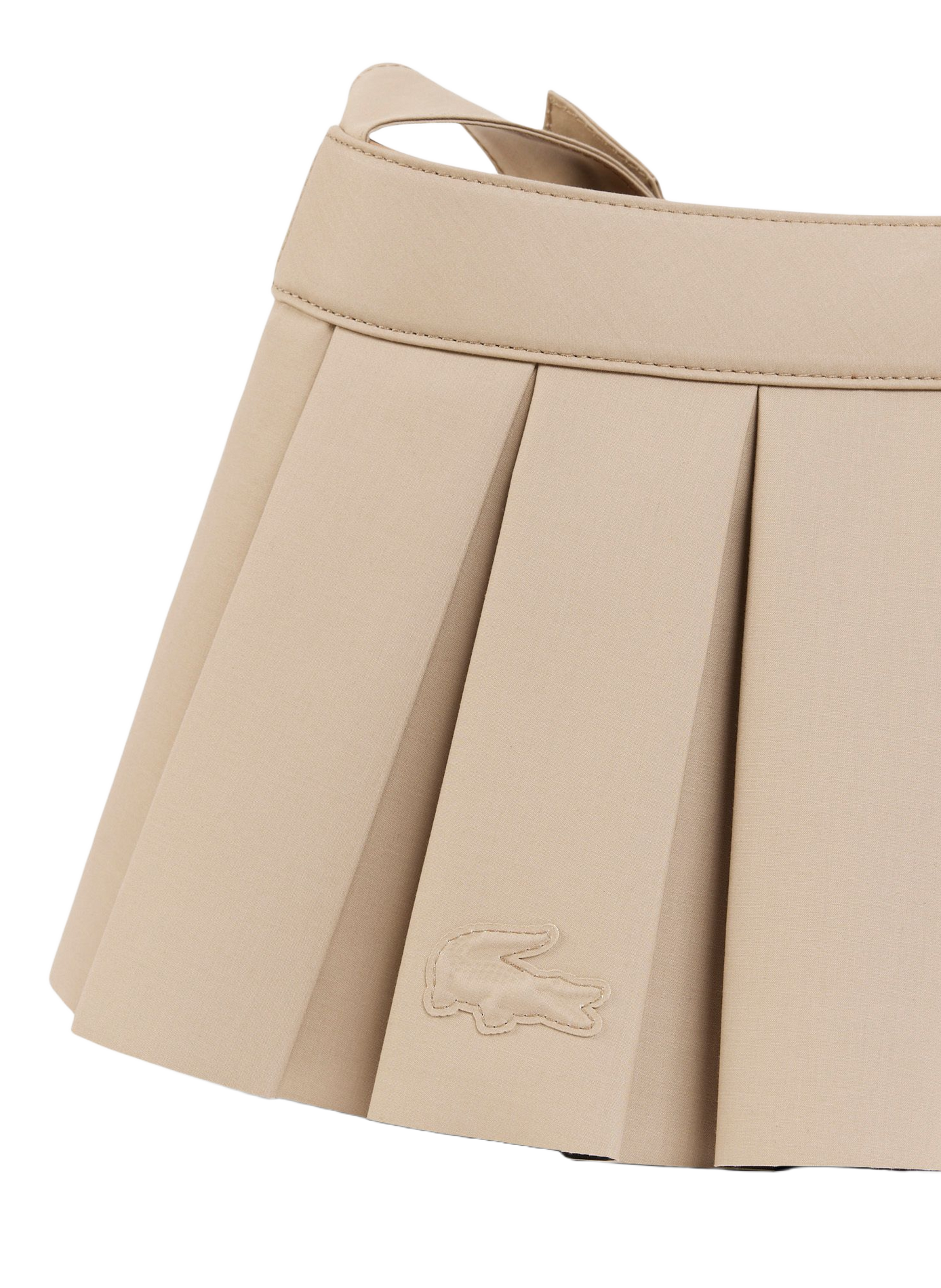 Trench-Schultertasche aus Baumwolle. LACOSTE Beige