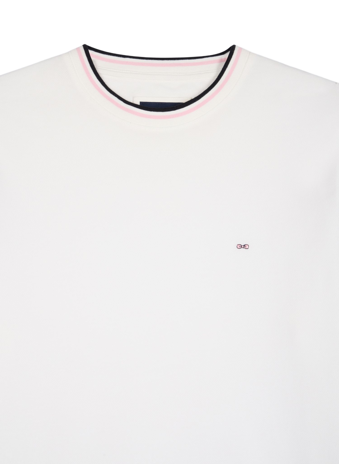 Tee-shirt col rond en coton | Beige EDEN PARK Heren