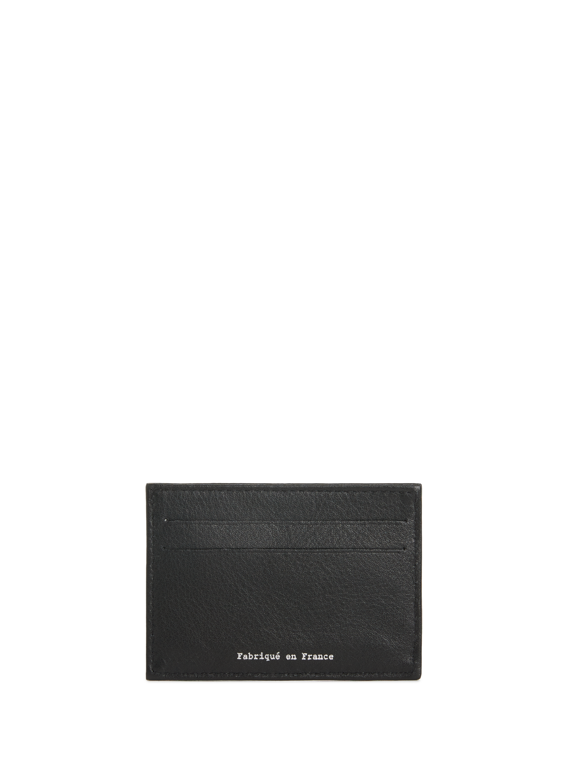 Leather card holder SAISON 1865 Black