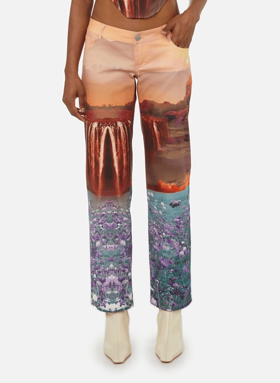 Pantalon Atlas Multicolore by MIAOU MIAOU Pantalon Atlas Multicolore