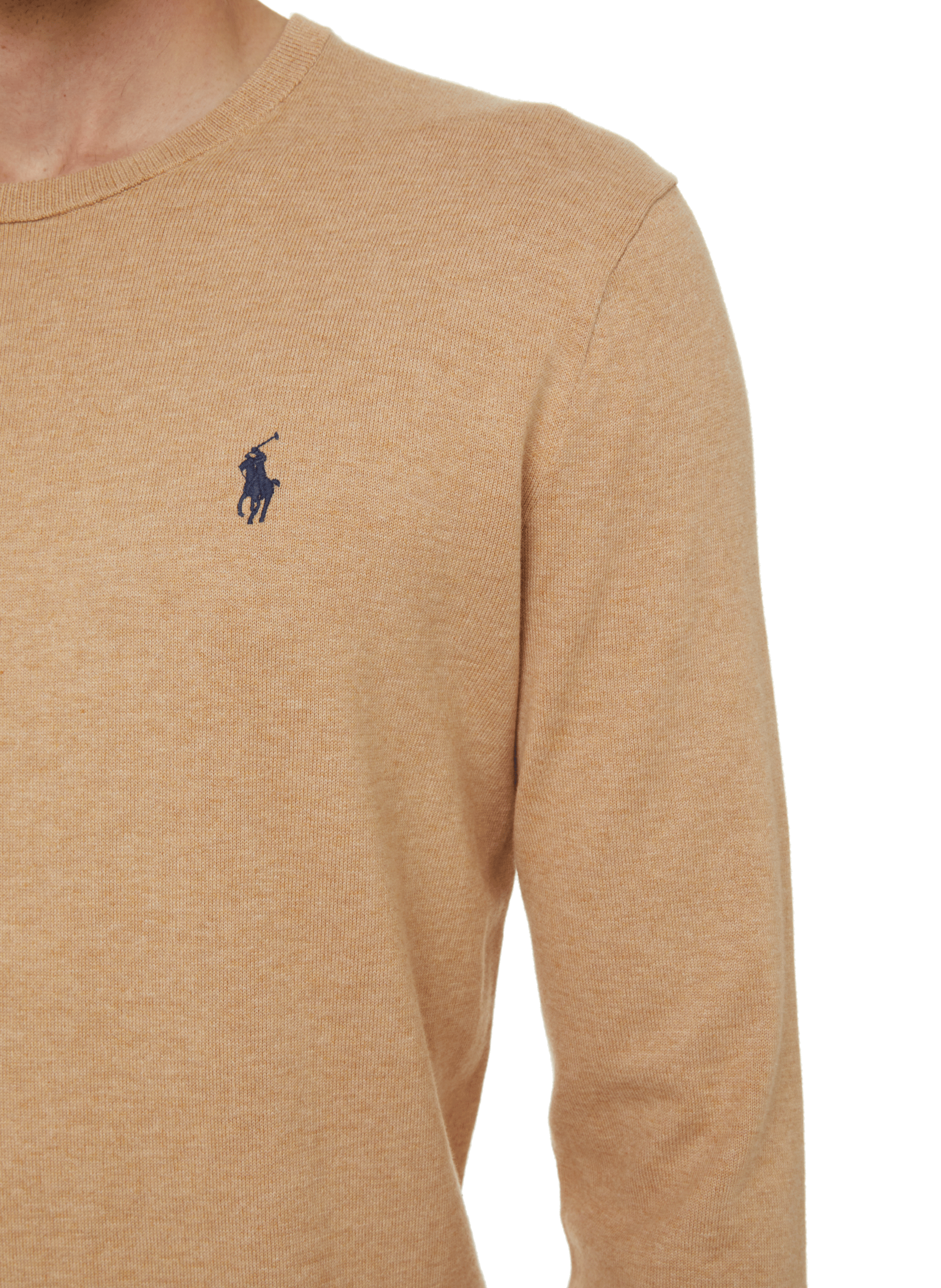 Pull en coton POLO RALPH LAUREN Marron