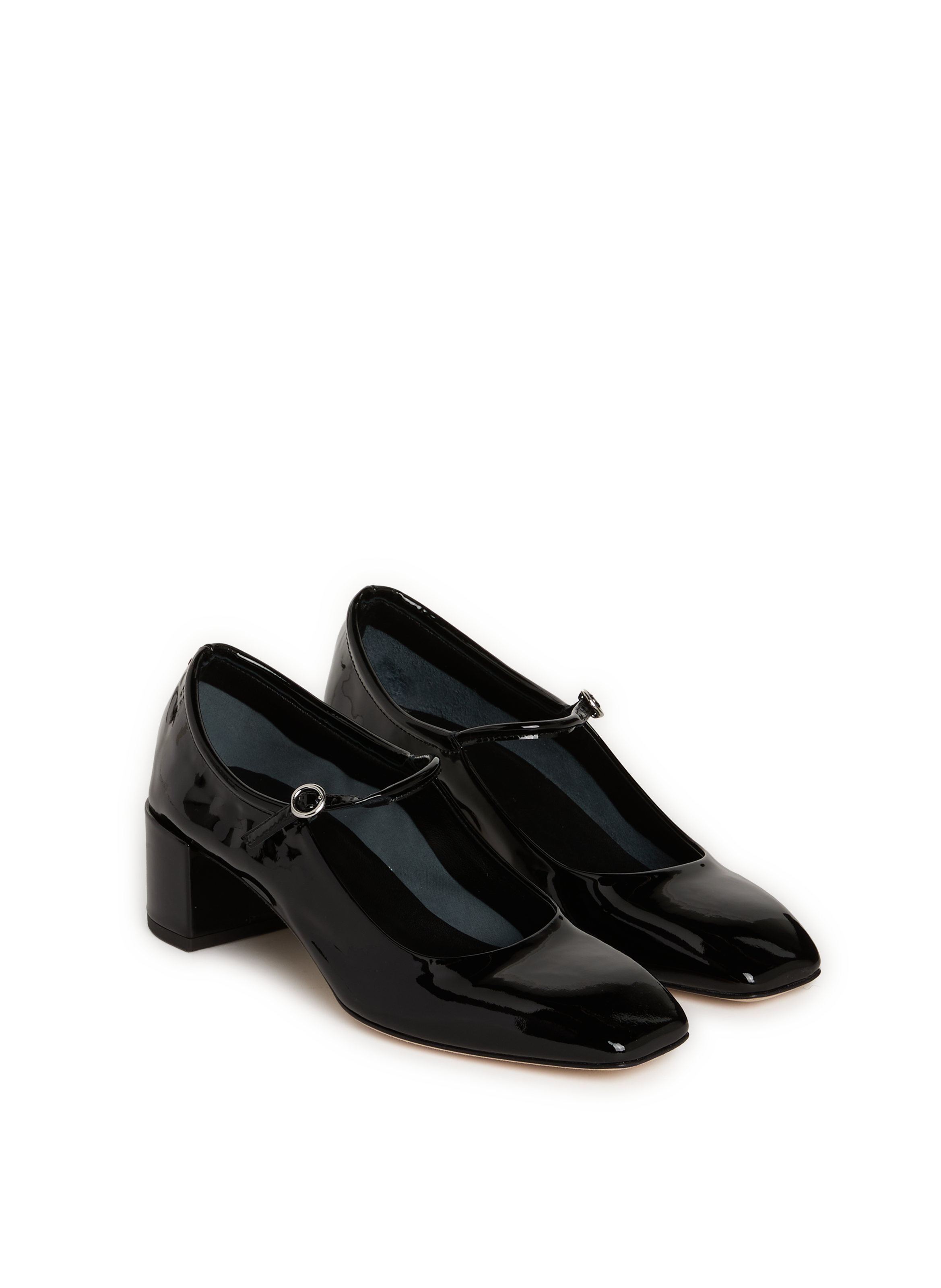 Babies Aline en cuir AEYDE Noir