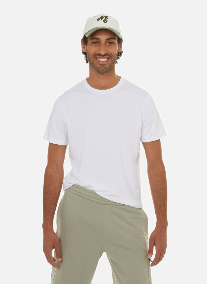 T-shirt uni en coton GUESS
