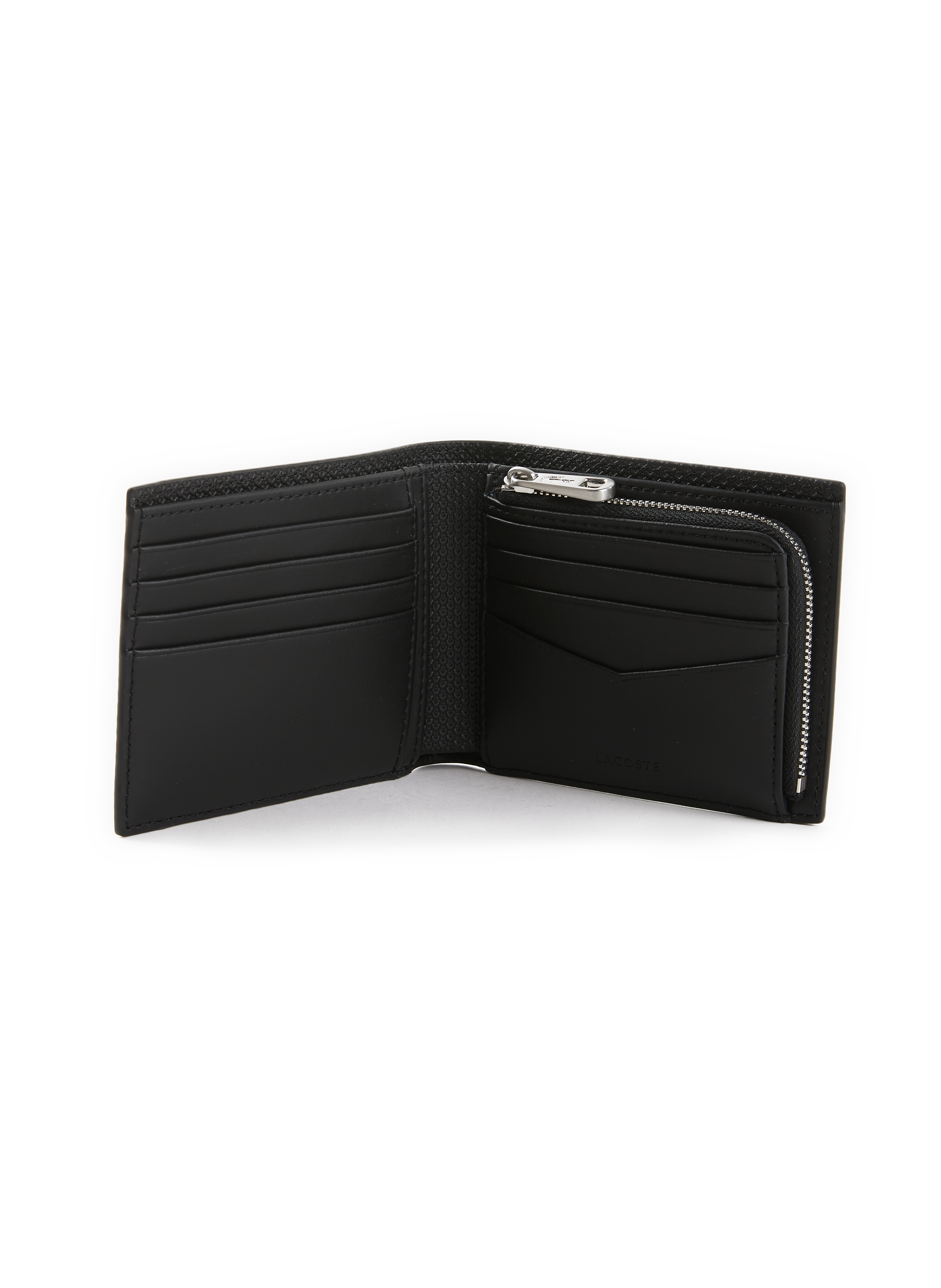 Textured wallet LACOSTE Black