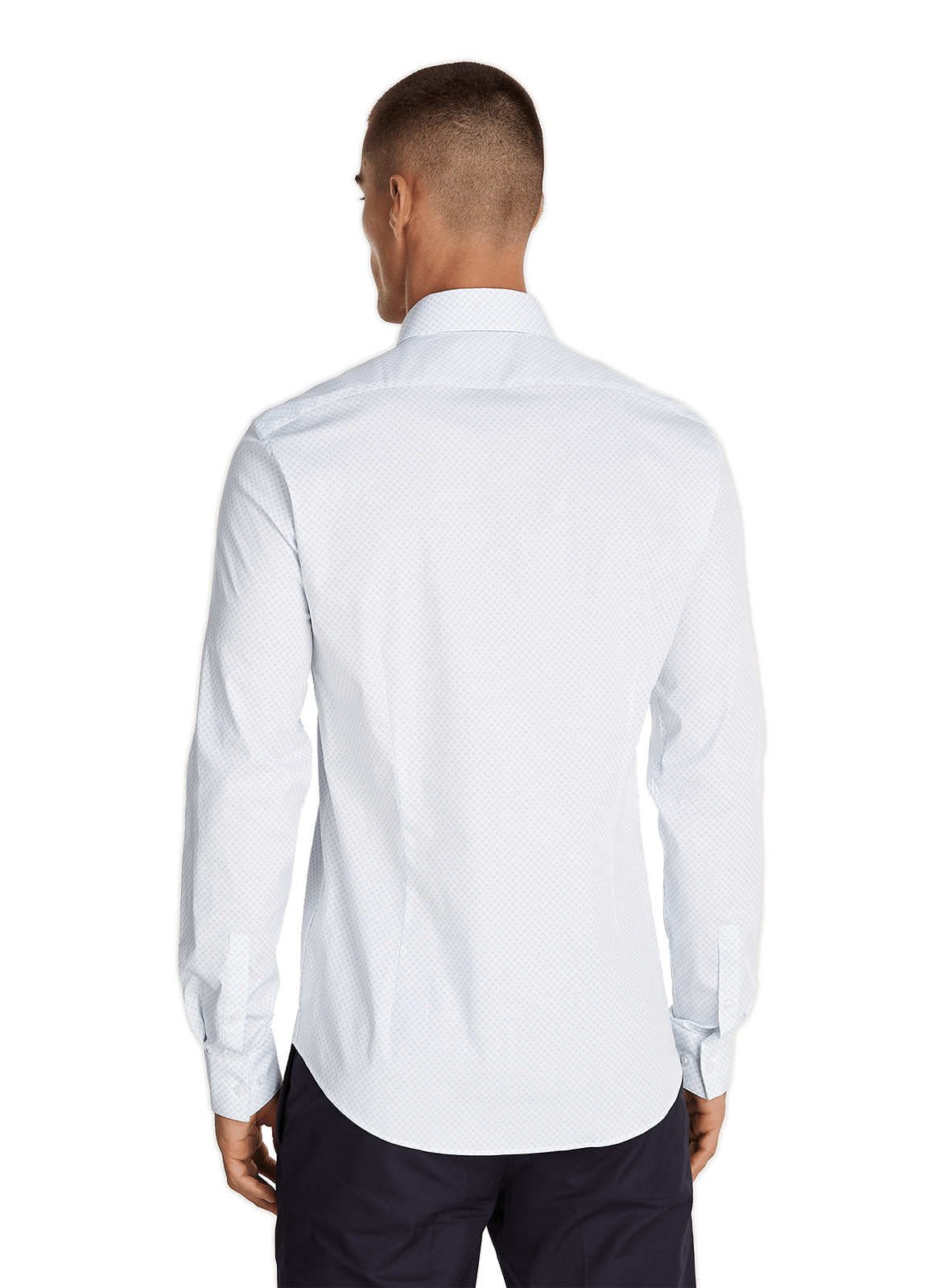 Chemise slim imprimée  CALVIN KLEIN Blanc