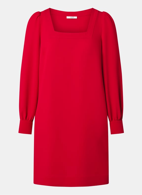 Robe rouge droite - rina Rouge by ZAPA ZAPA Robe rouge droite - rina Rouge
