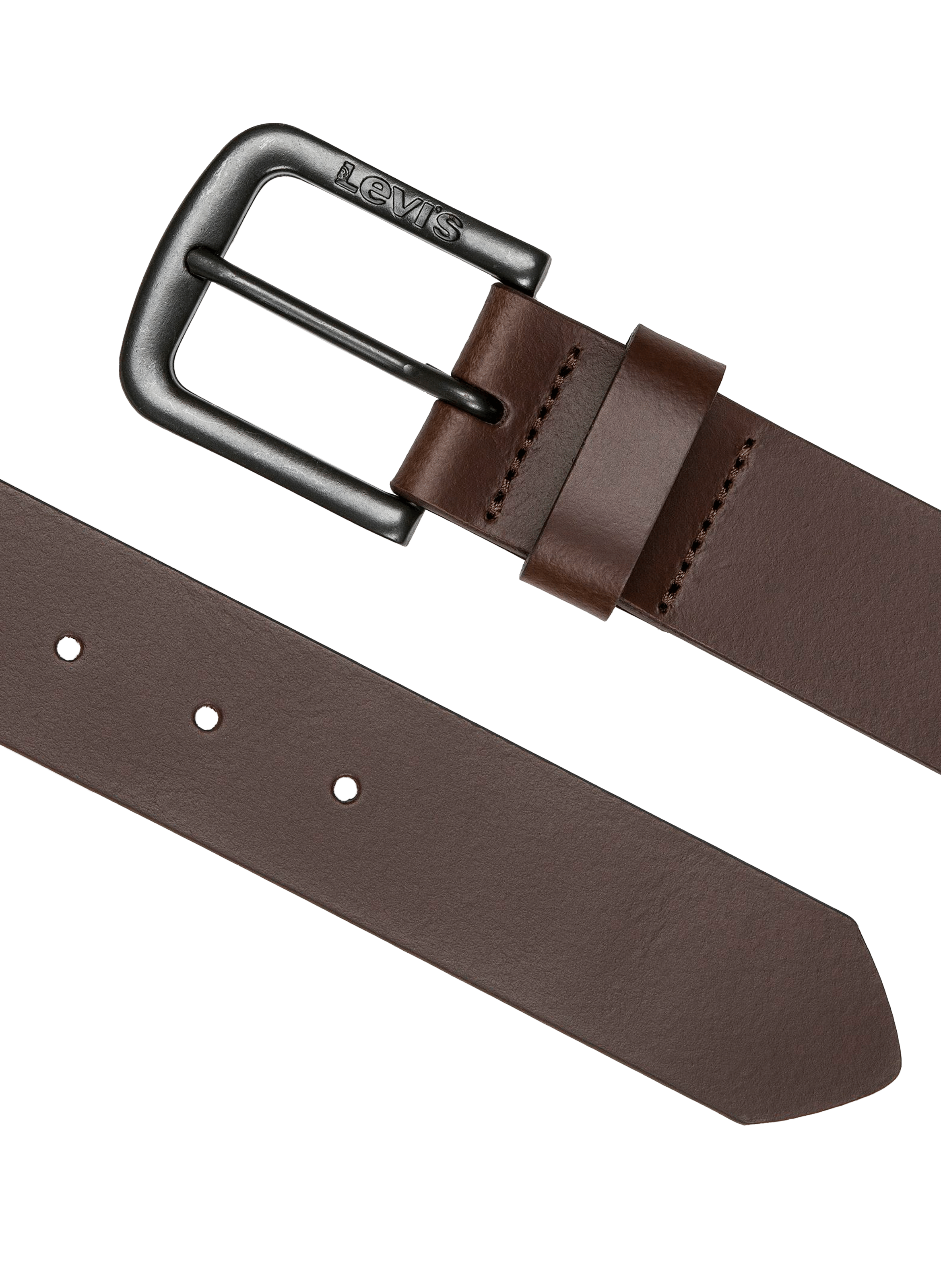 Ceinture en cuir LEVIS ACCESSOIRES Marron