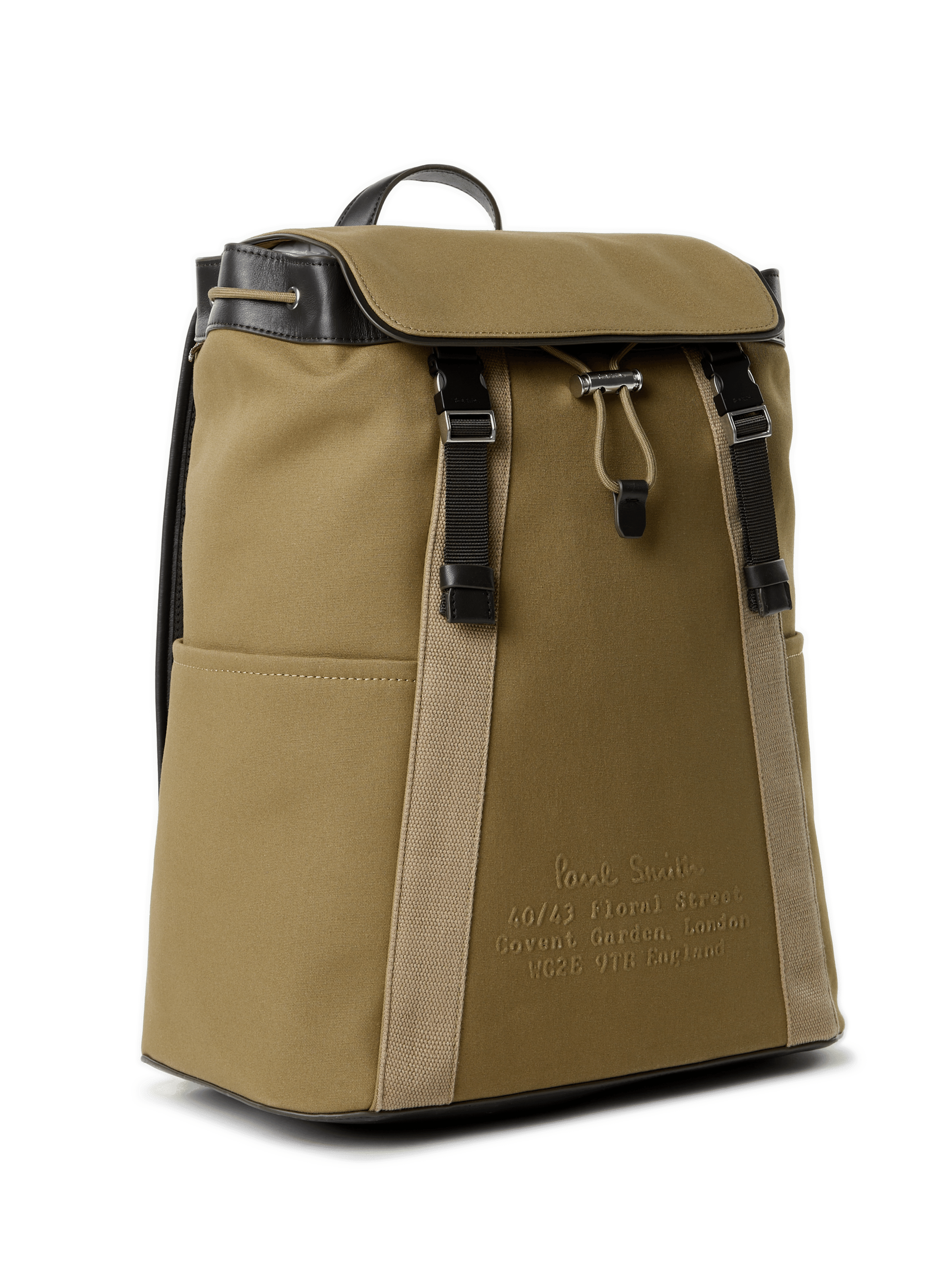 Sac à dos en coton PAUL SMITH Marron