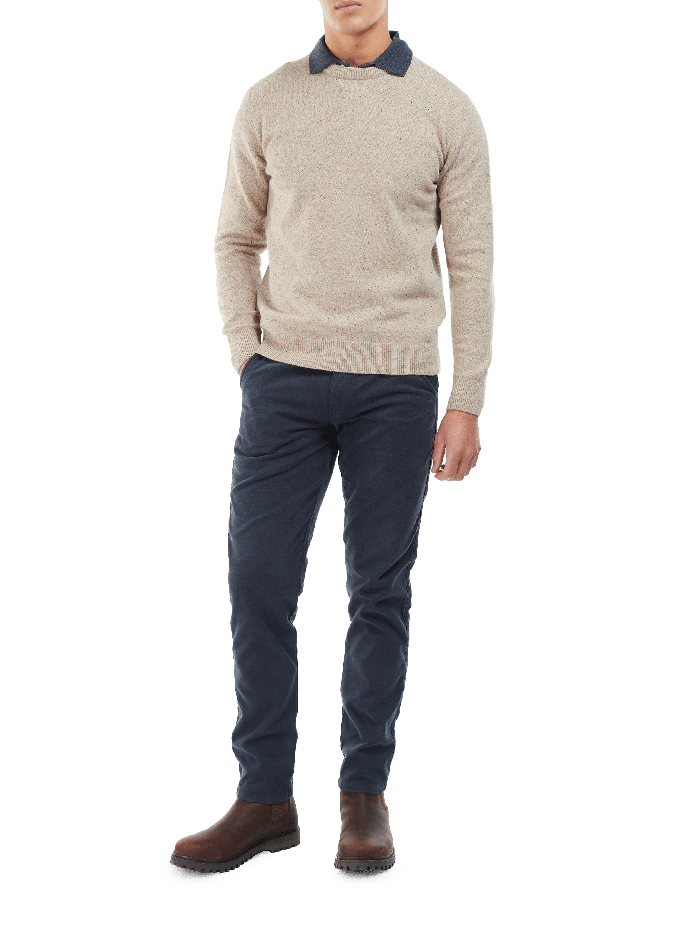 Pull droit  BARBOUR Beige