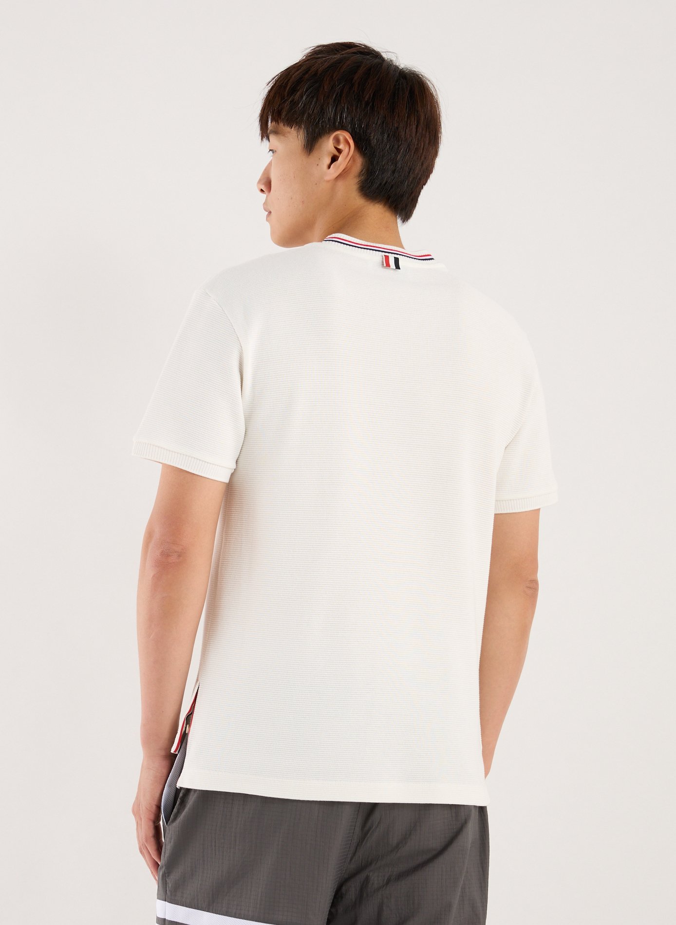 Classic Cotton T-Shirt THOM BROWNE White