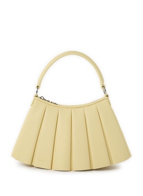 Sac moyen Lenglen plissé en cuir LACOSTE Sac moyen Lenglen plissé en cuir LACOSTE