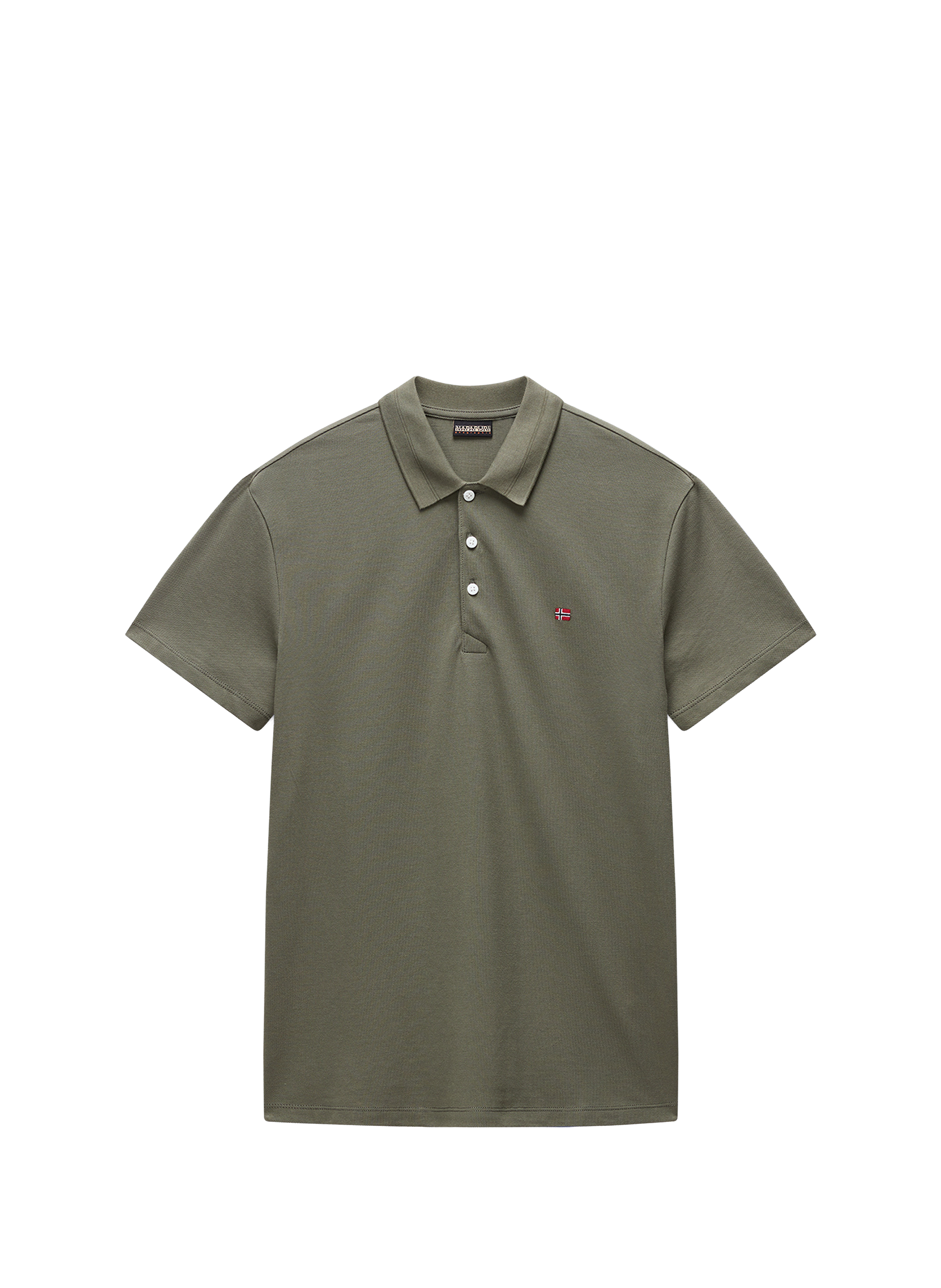  Cotton polo shirt  NAPAPIJRI Green