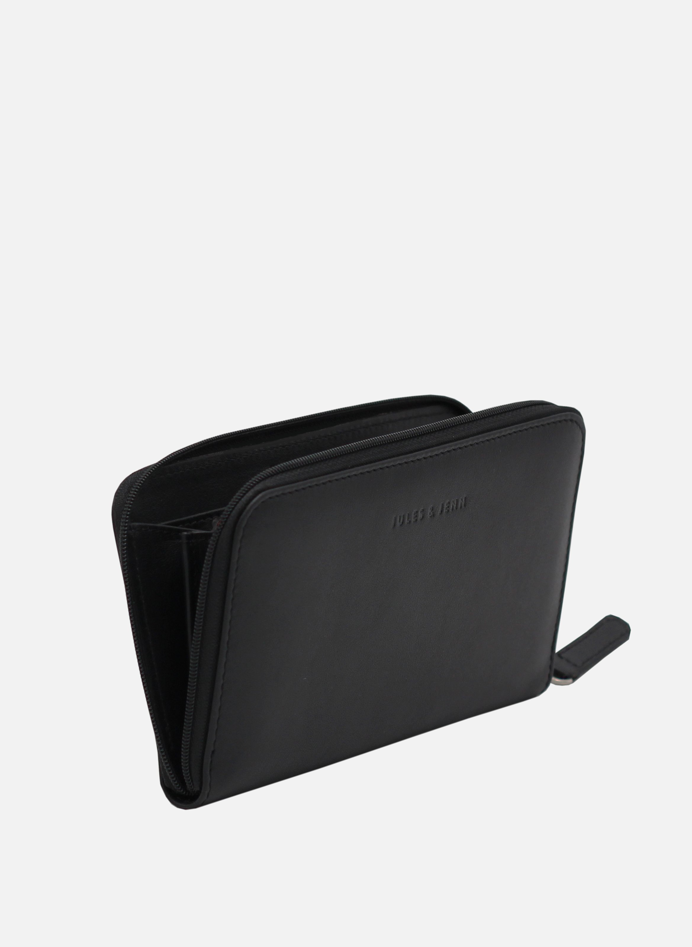 Compagnon cuir lisse JULES & JENN Noir