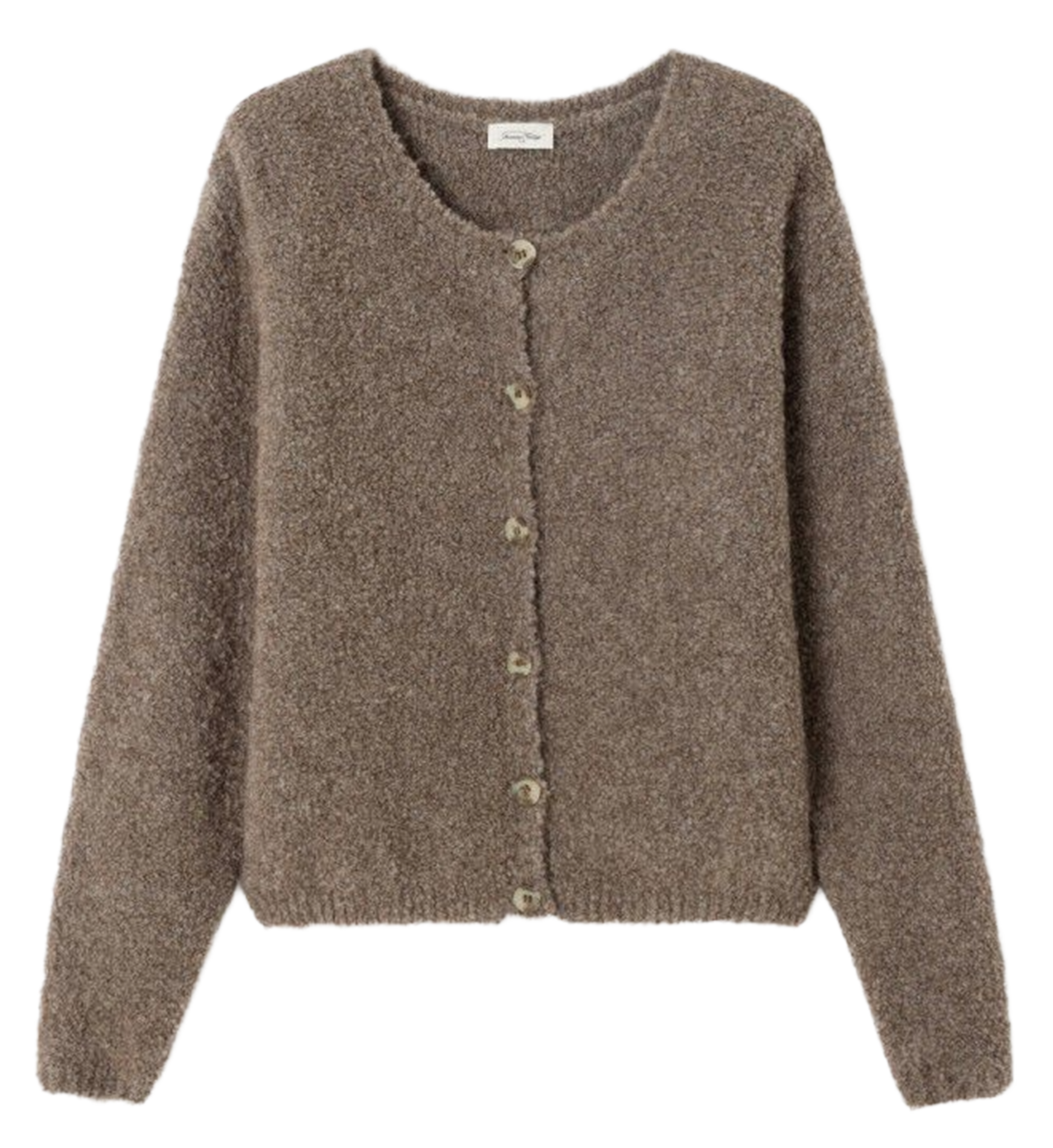AMERICAN VINTAGE Cardigan oversize en laine mélangée zolly Beige