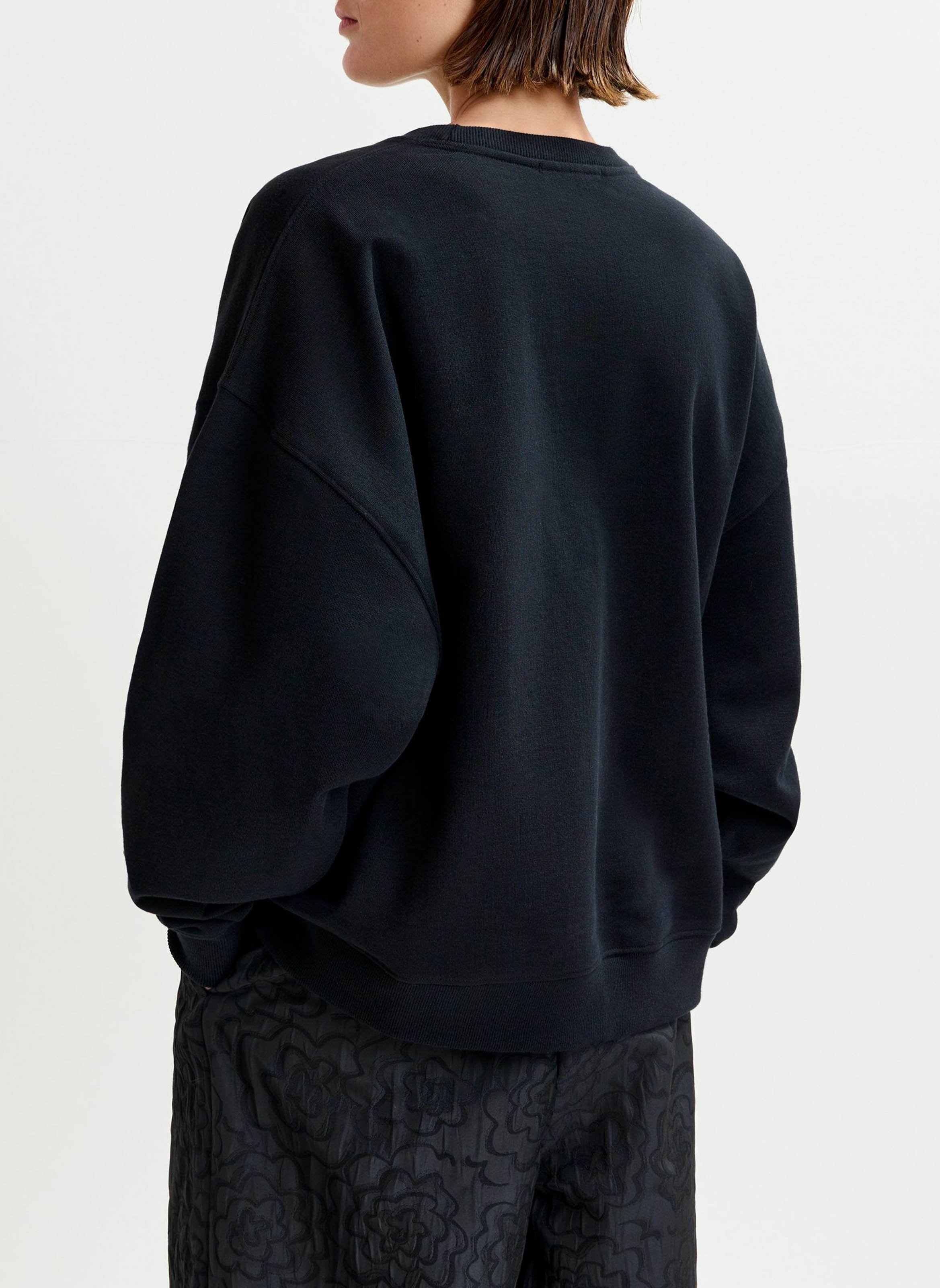 Sweat oversize col rond brodé ivening ESSENTIEL ANTWERP Multicolore