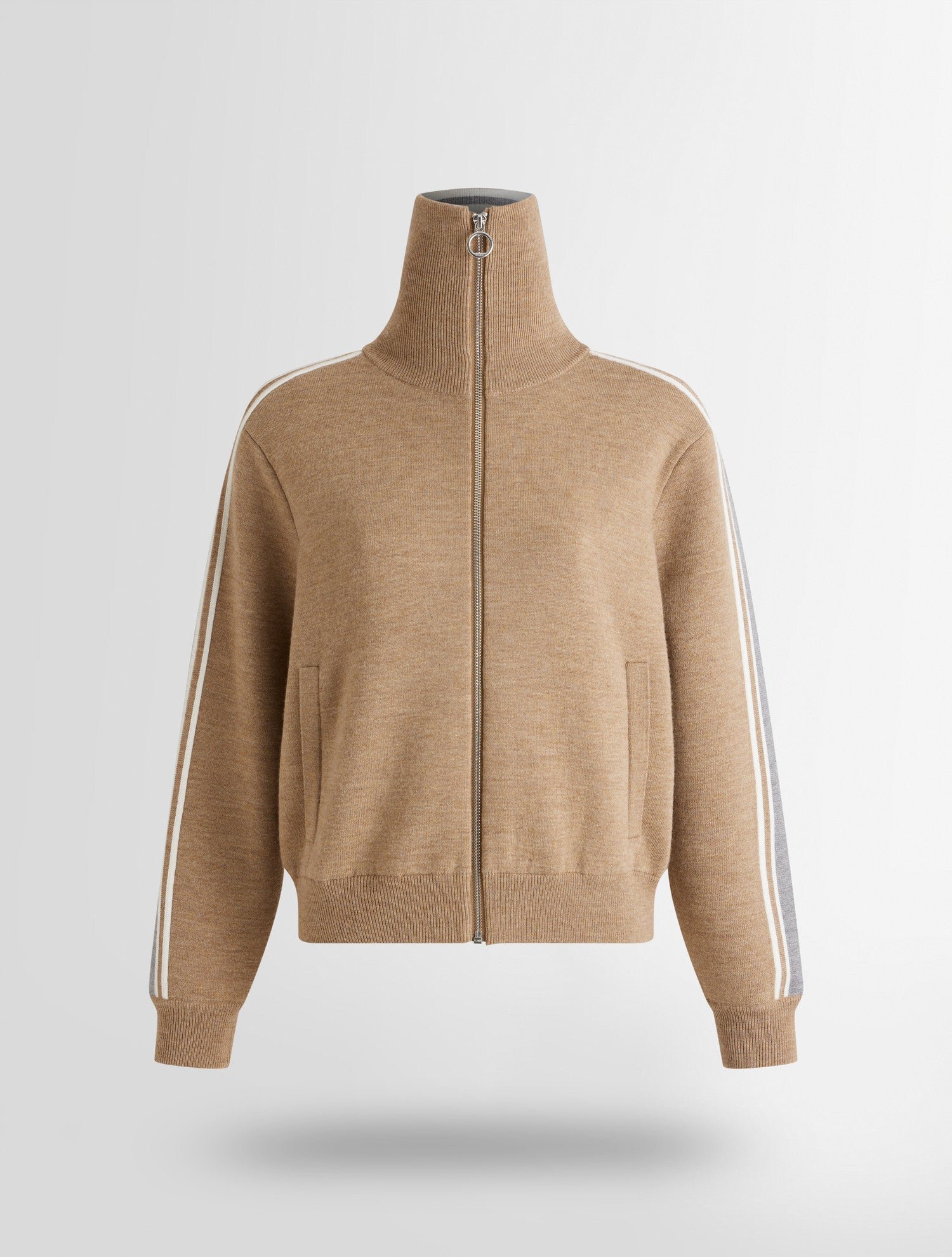 Gilet benada col tailleur coupe ample FUSALP Beige