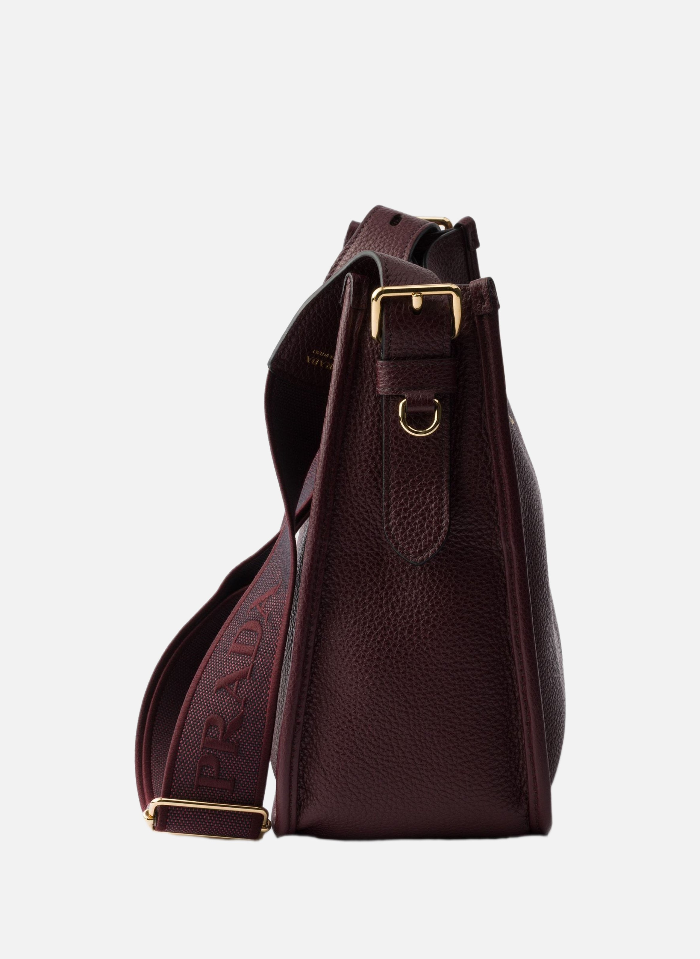 Sac en cuir PRADA Rouge