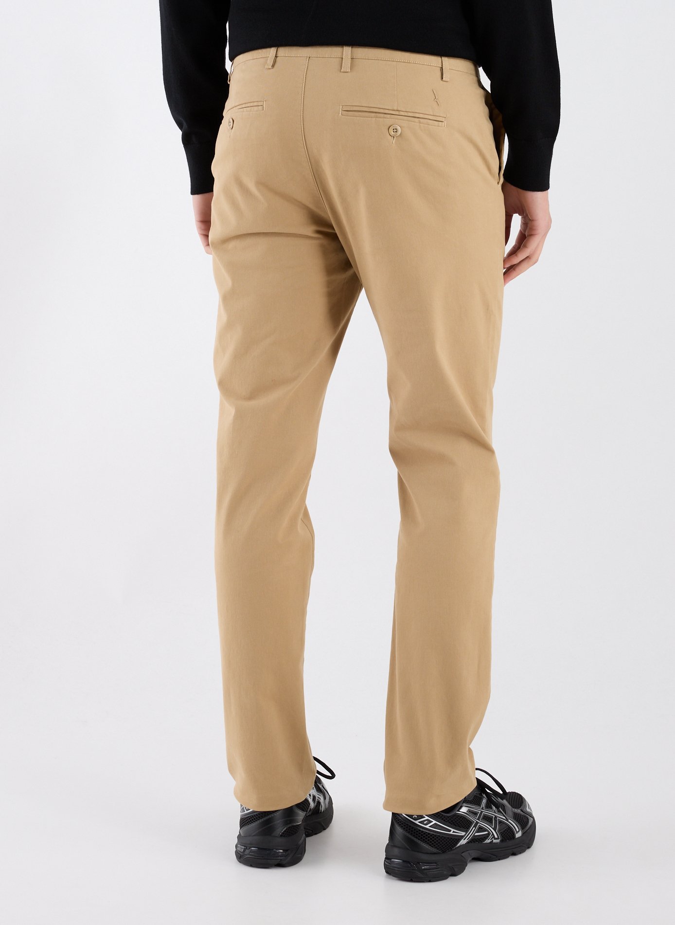 Cotton chino trousers Brown