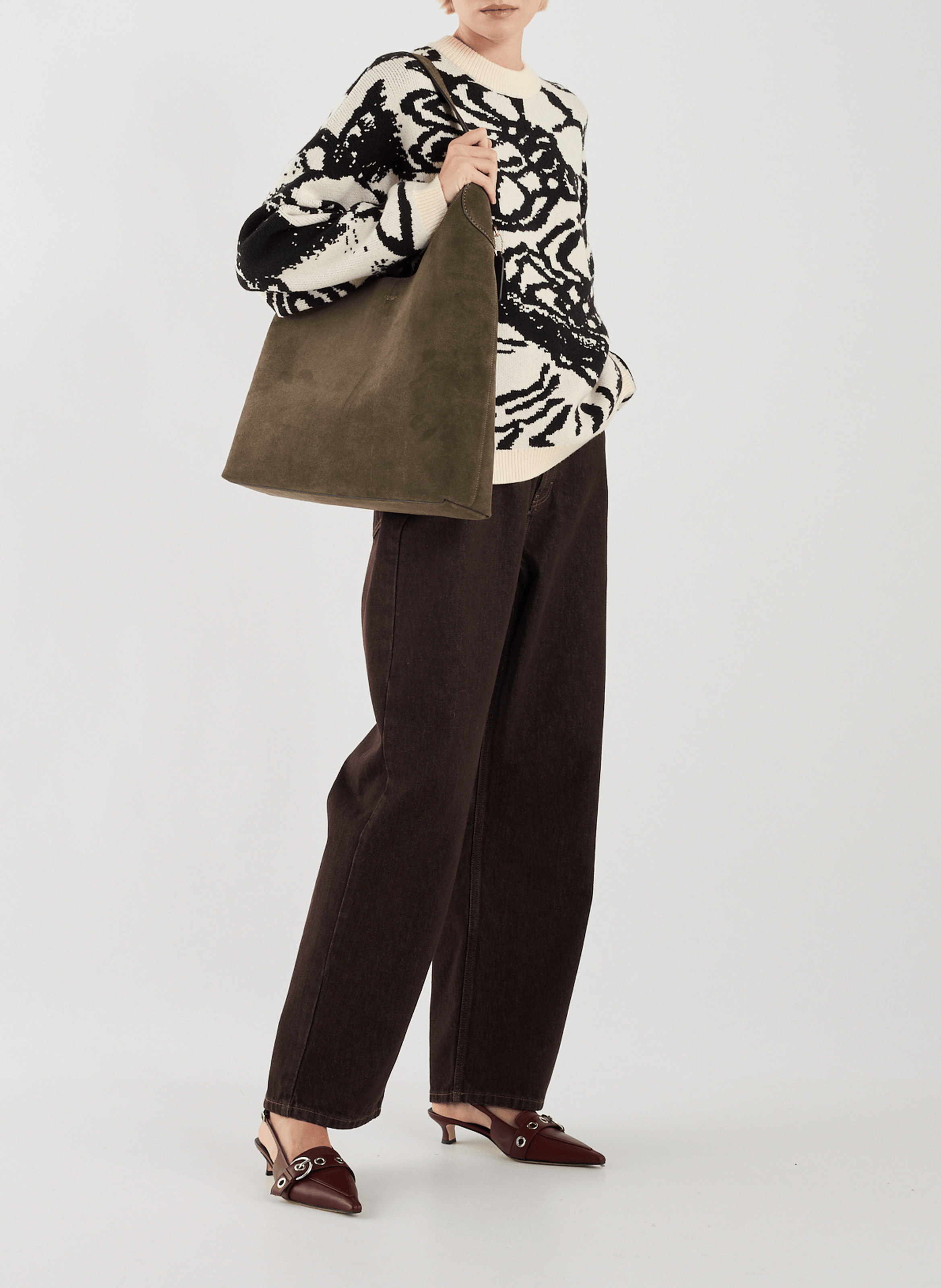 Sac cabas Brooklyn 39  en cuir  COACH Vert