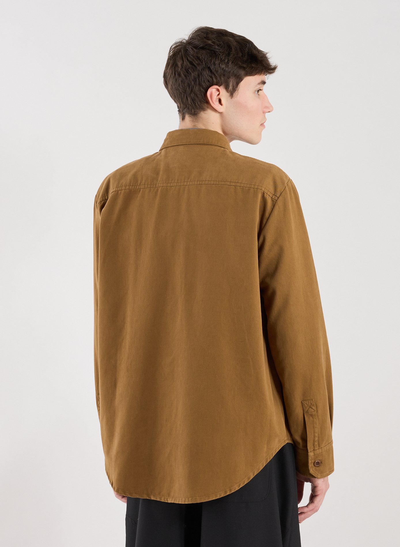  Cotton shirt A.P.C. Brown