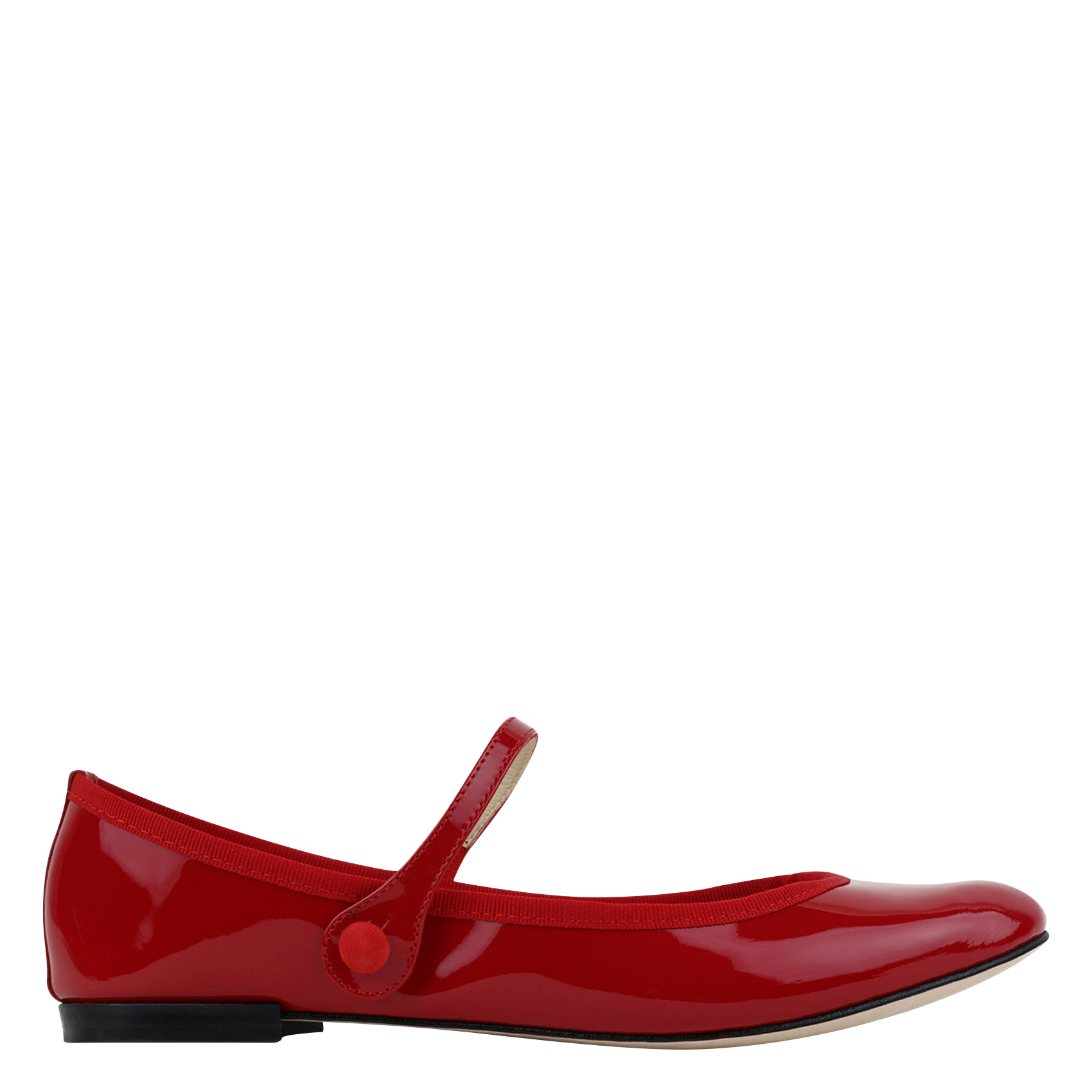 Ballerines en cuir lio REPETTO Rouge