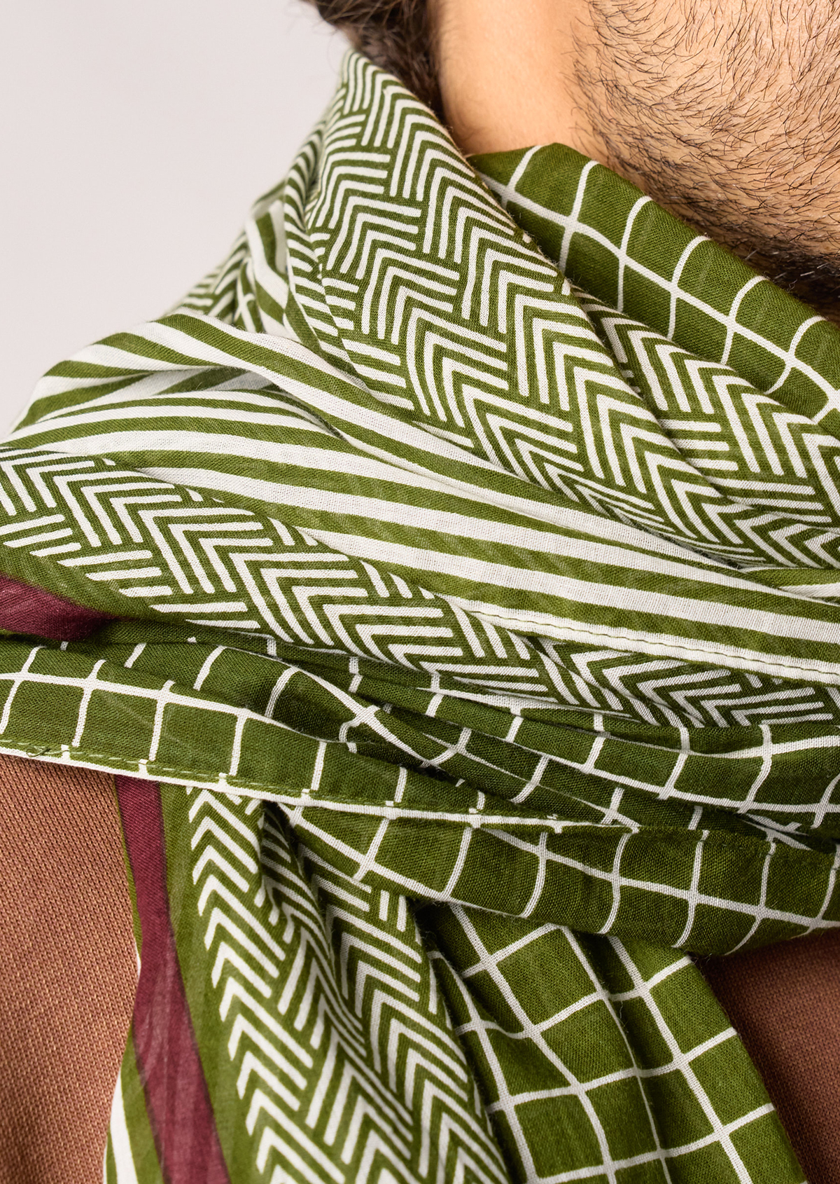 Foulard en coton biologique BILLYBELT Vert