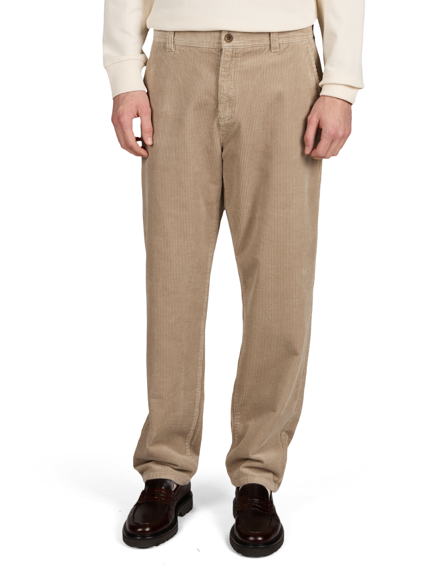 Wide leg pants Kody Corduroy LES DEUX Beige